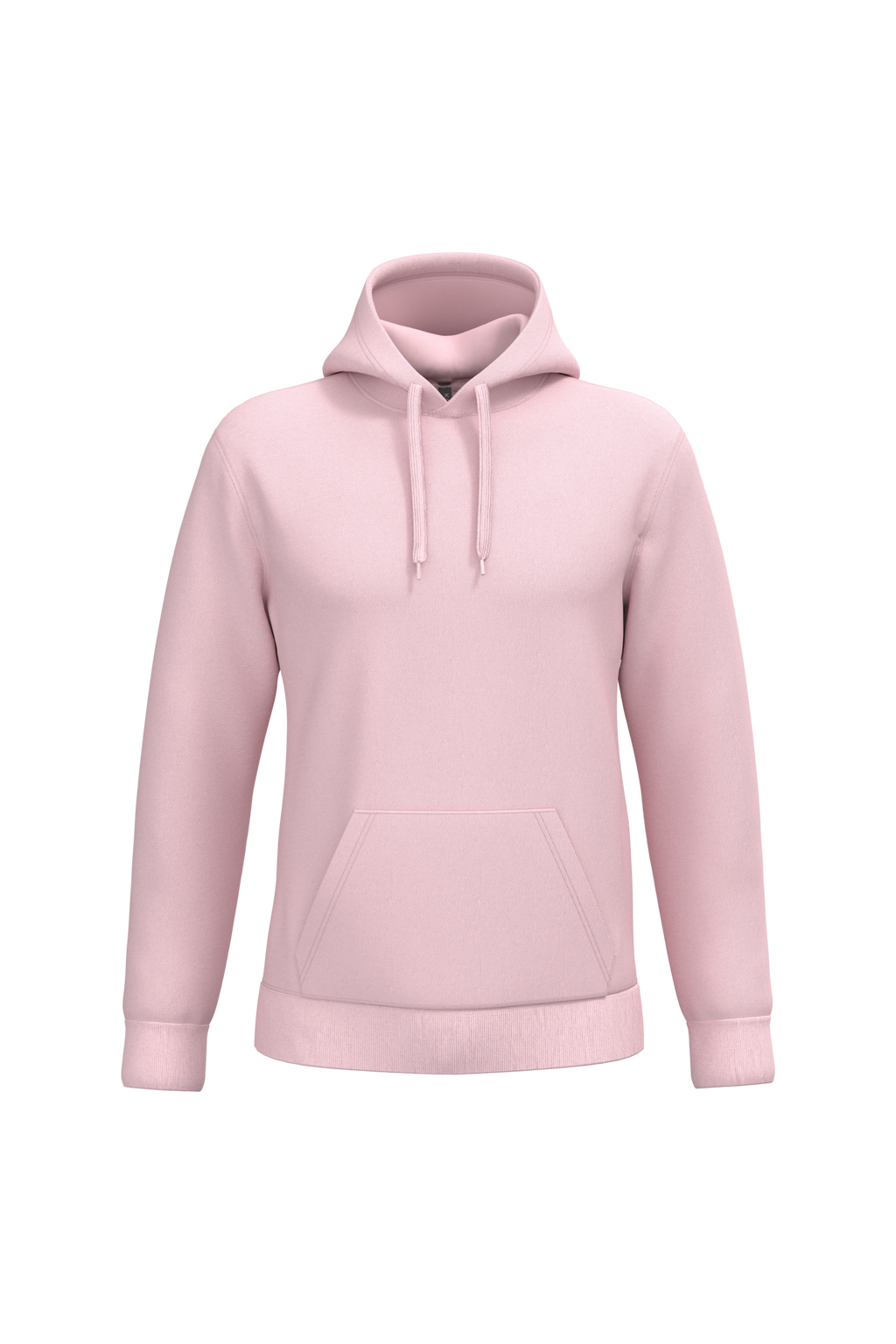 Sweat a capuche homme personnalisable - coloris Pale Pink - face