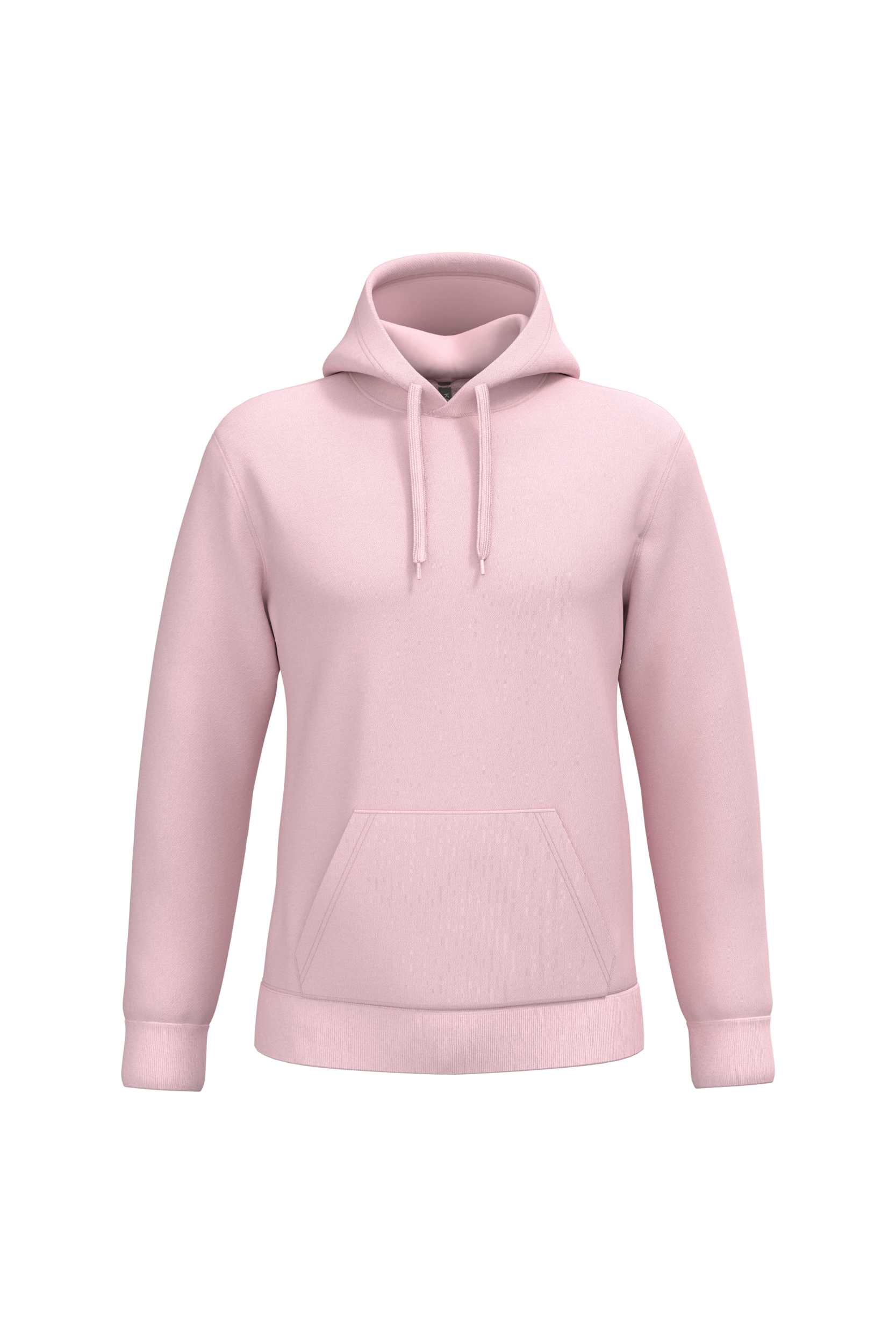 Sweat a capuche homme personnalisable - coloris Pale Pink - face