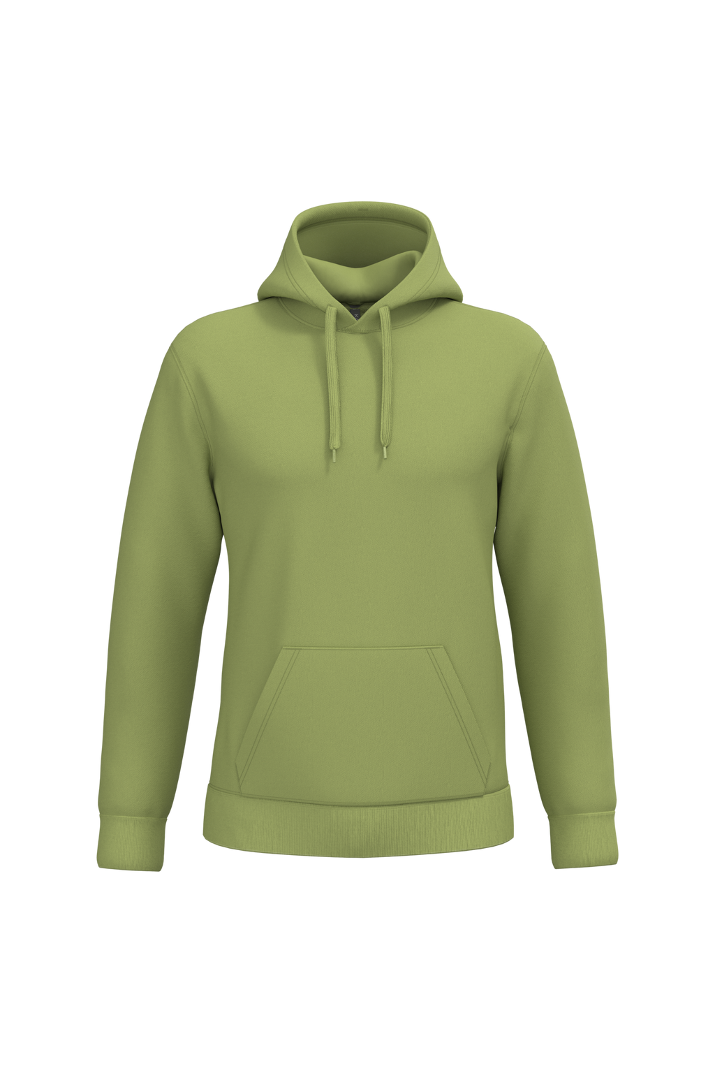 Sweat a capuche homme personnalisable - coloris Pistachio - face