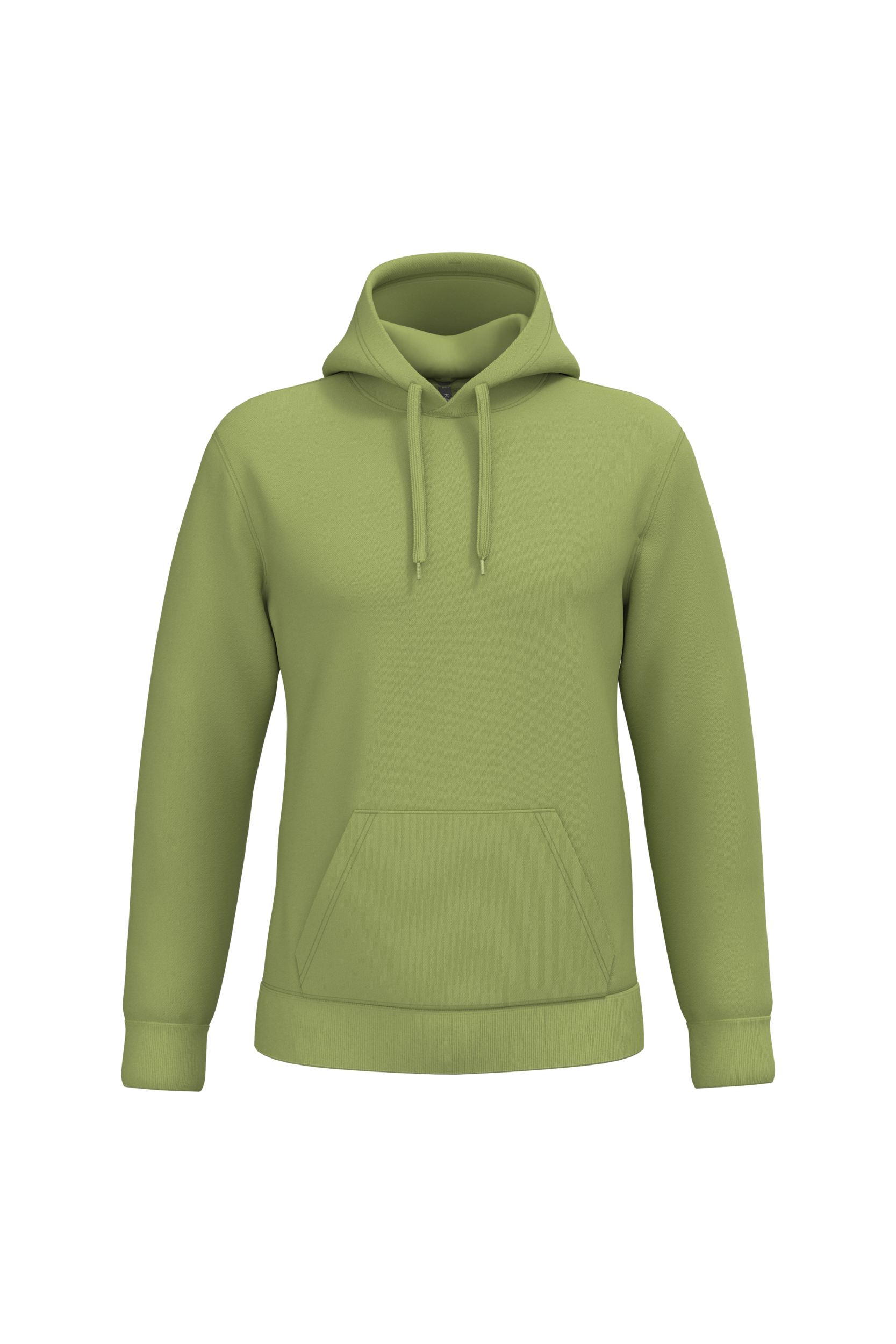 Sweat a capuche homme personnalisable - coloris Pistachio - face