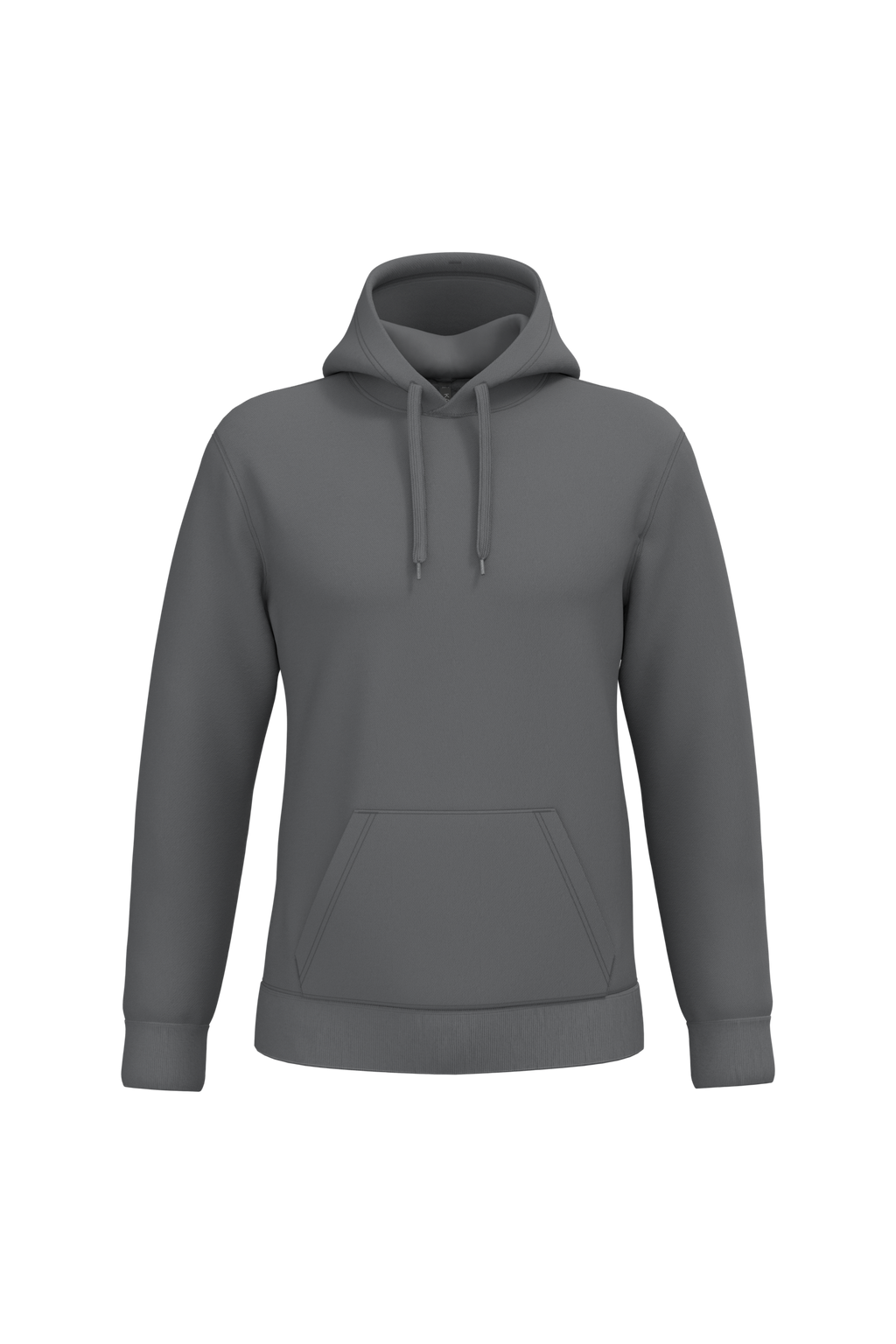 Sweat a capuche homme personnalisable - coloris Storm Grey - face
