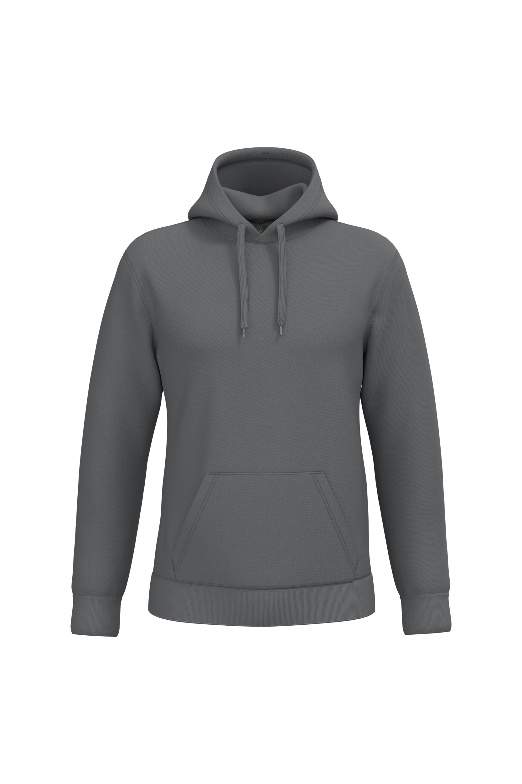 Sweat a capuche homme personnalisable - coloris Storm Grey - face