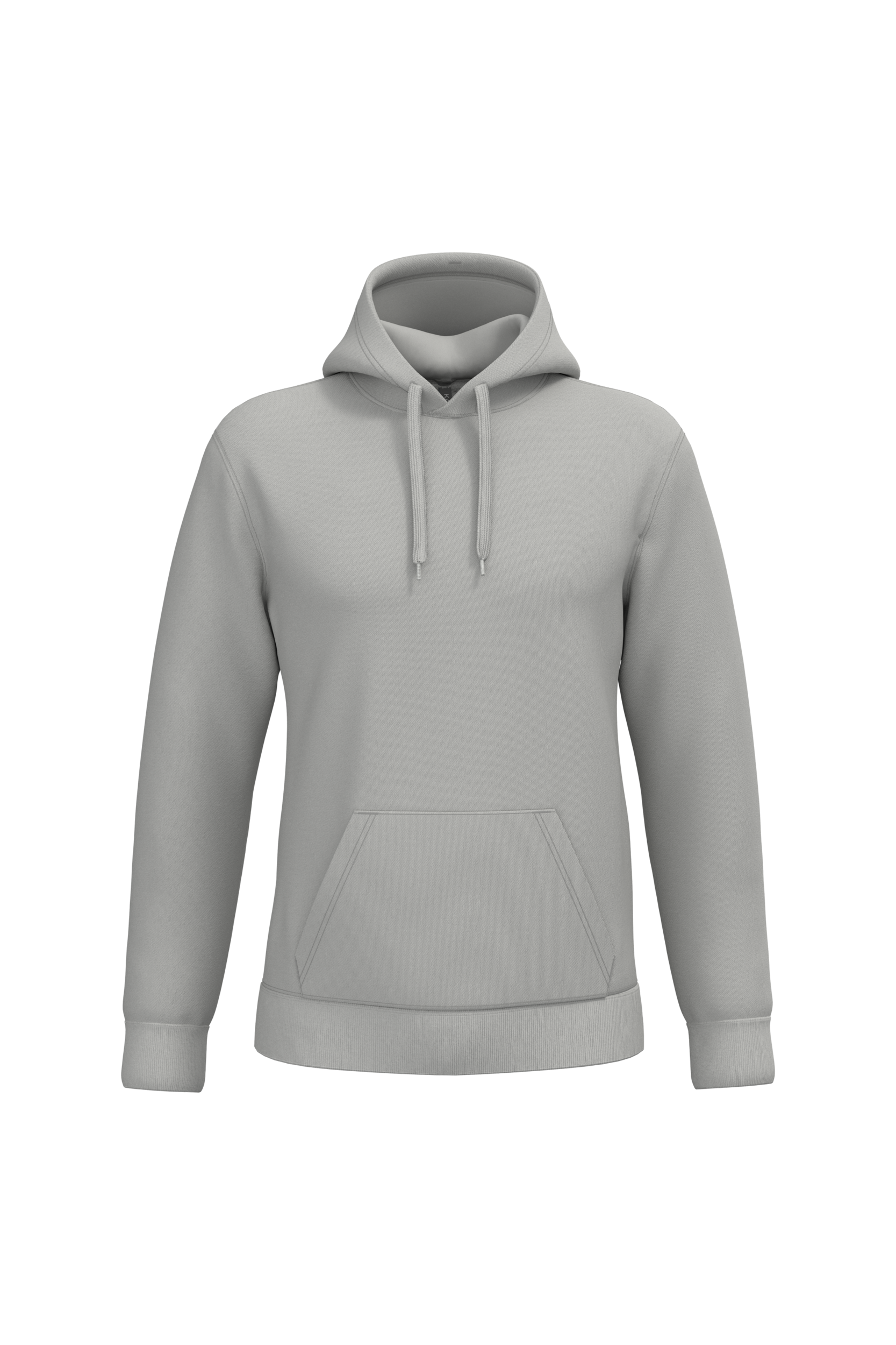 Sweat a capuche homme personnalisable - coloris Sweet Grey - face