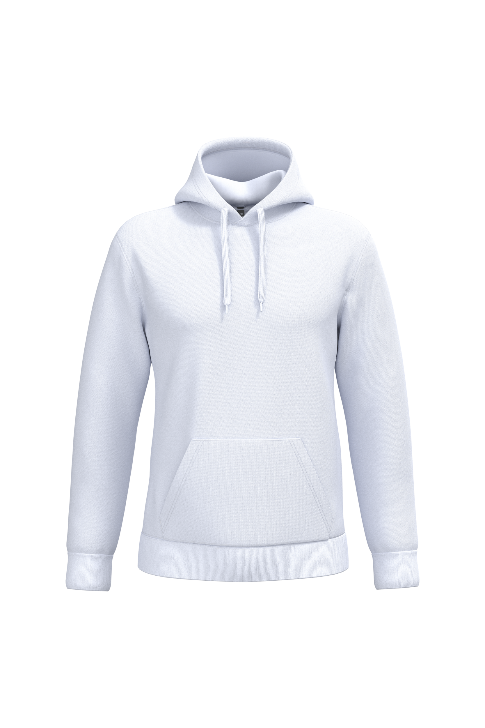 Sweat a capuche homme personnalisable - coloris White - face