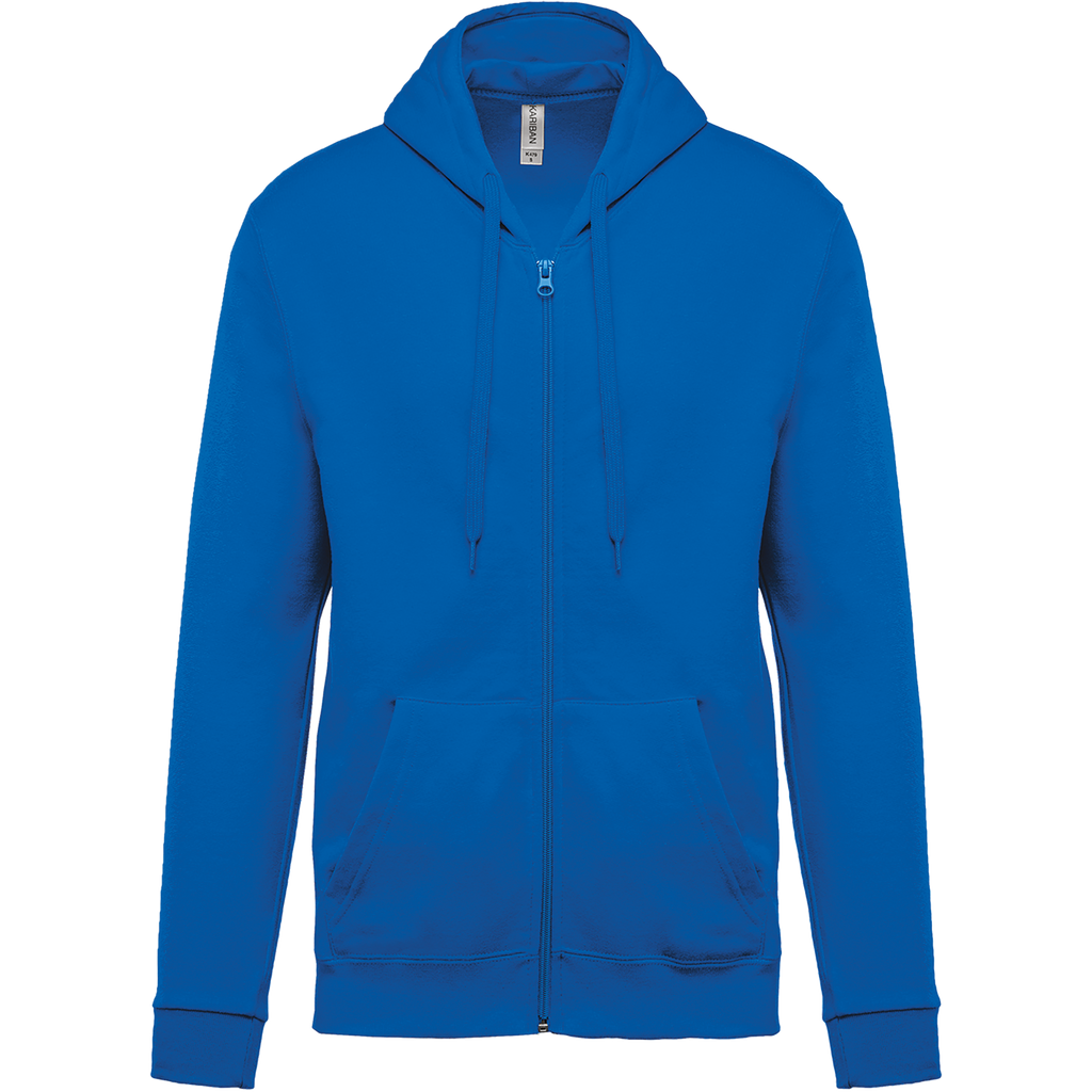 Sweat zippé à capuche unisexe — Light Royal Blue