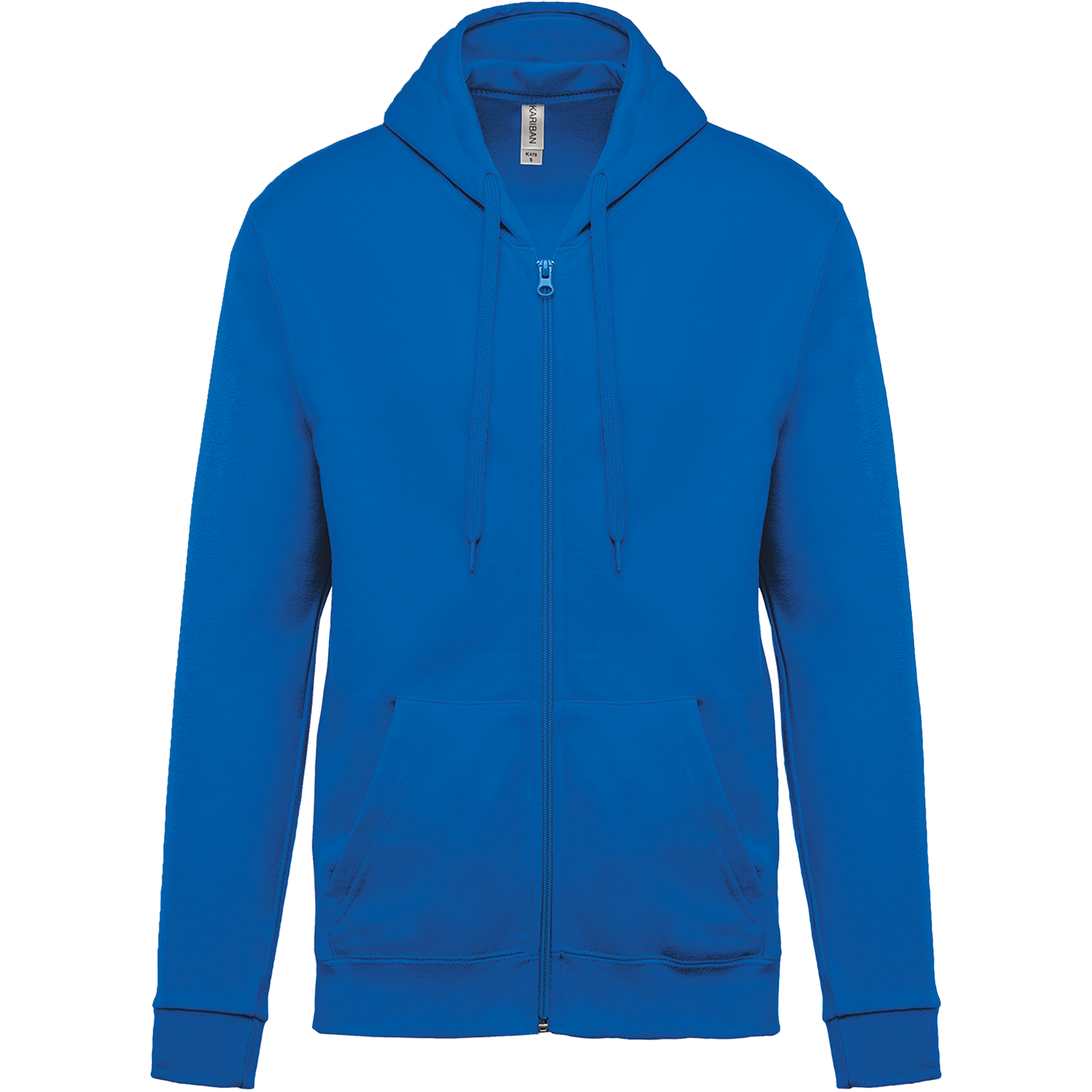 Sweat zippé à capuche unisexe — Light Royal Blue