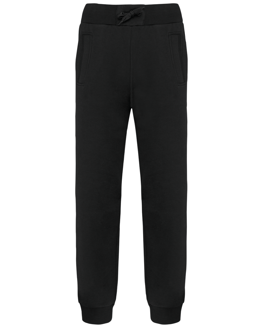 Jogging athleisure unisexe Black — face