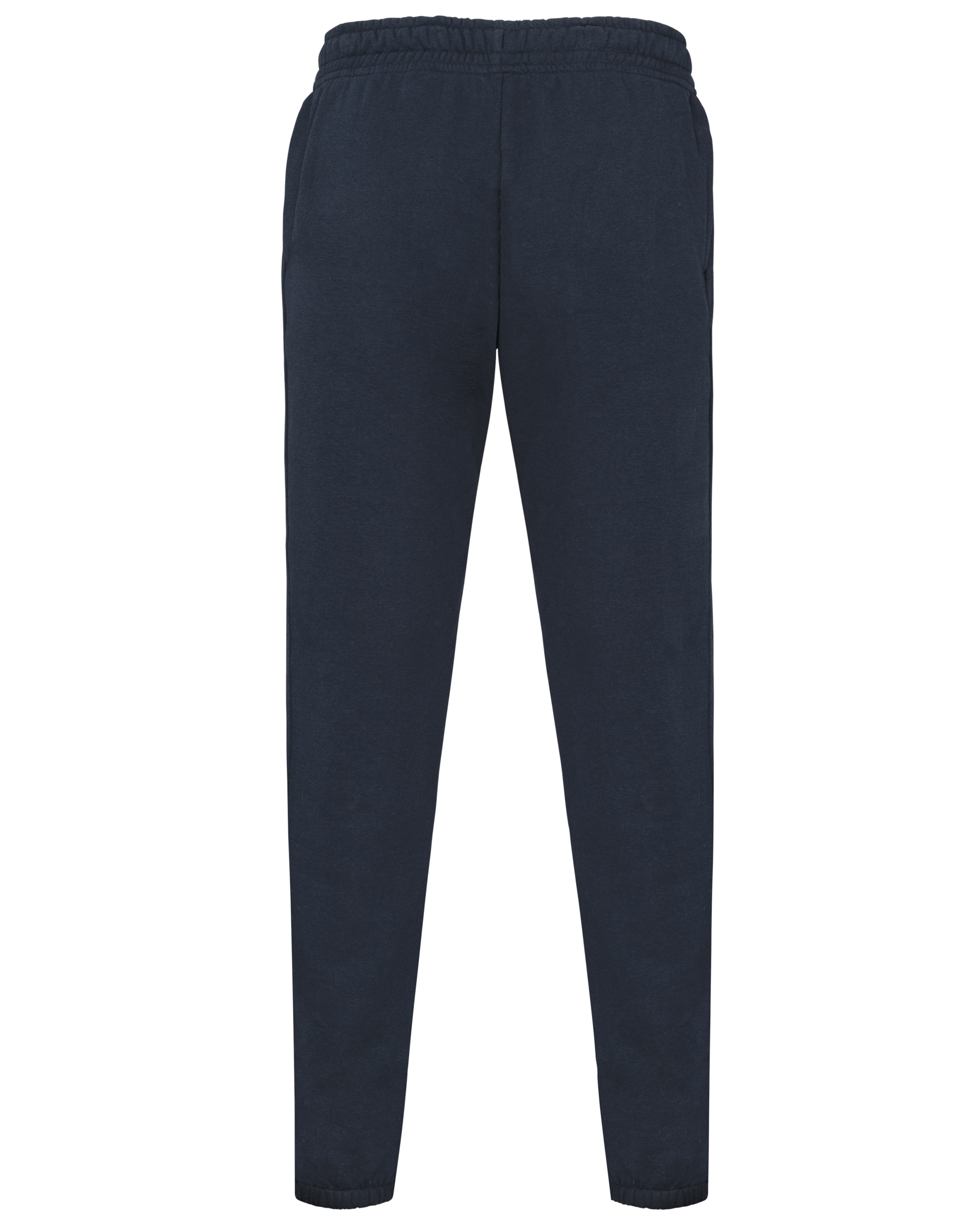 Jogging molleton bio marine, vue de dos
