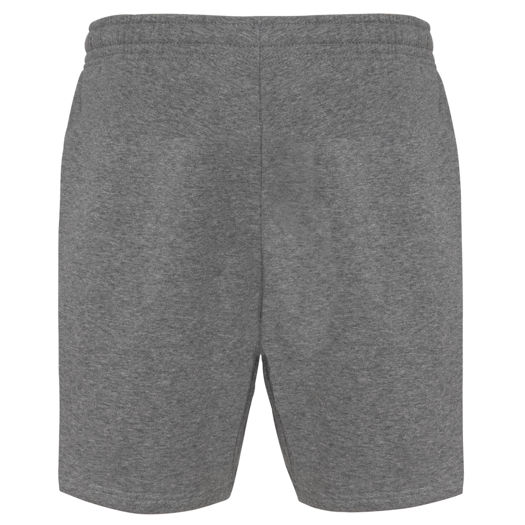 Short molleton homme Grey Heather - dos