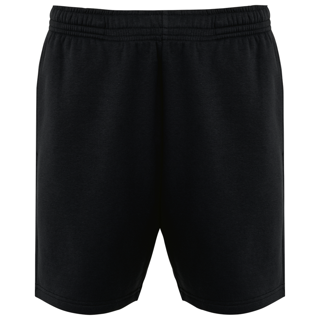 Short molleton homme Black - face