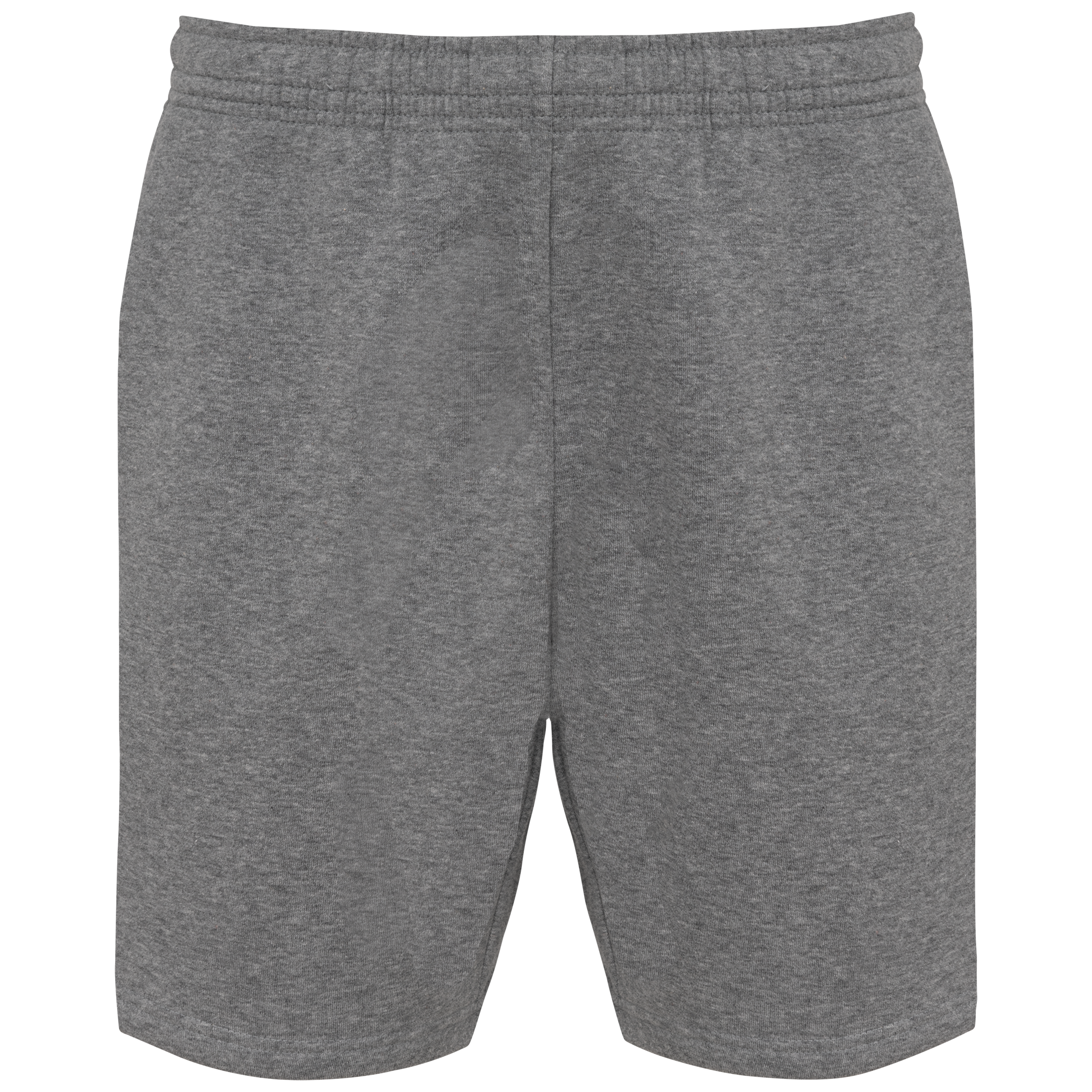 Short molleton homme Grey Heather - face