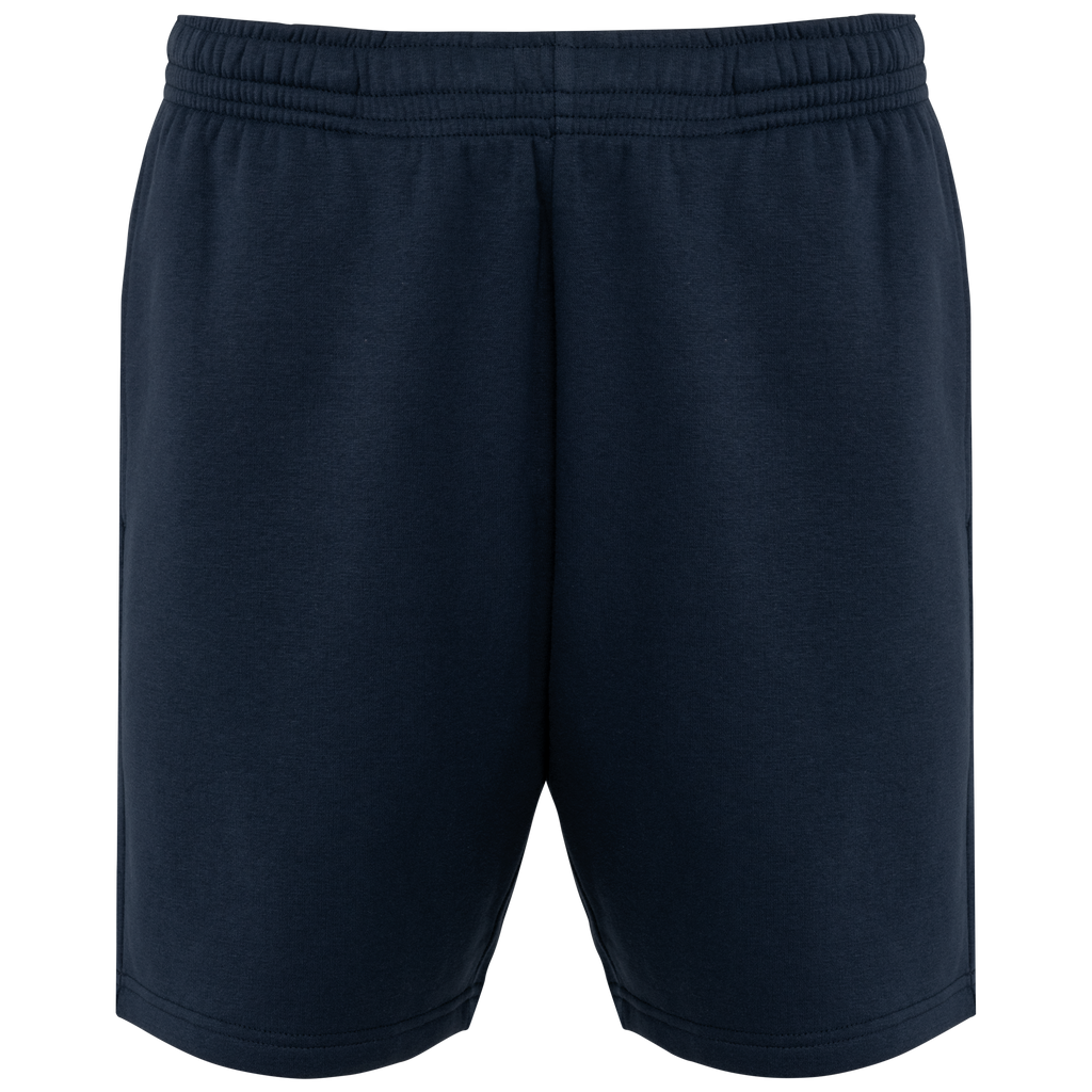 Short molleton homme Navy - face