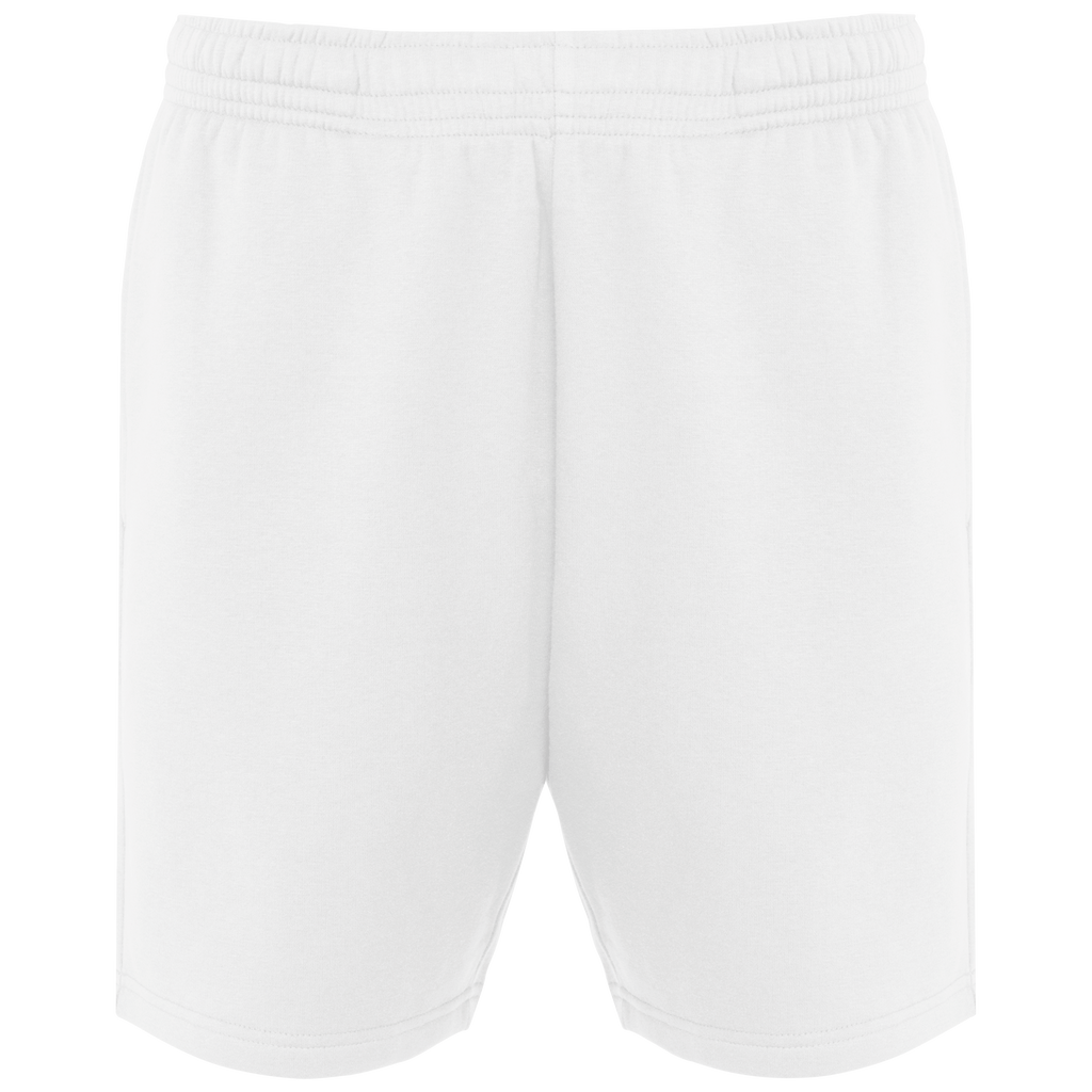 Short molleton homme White - face