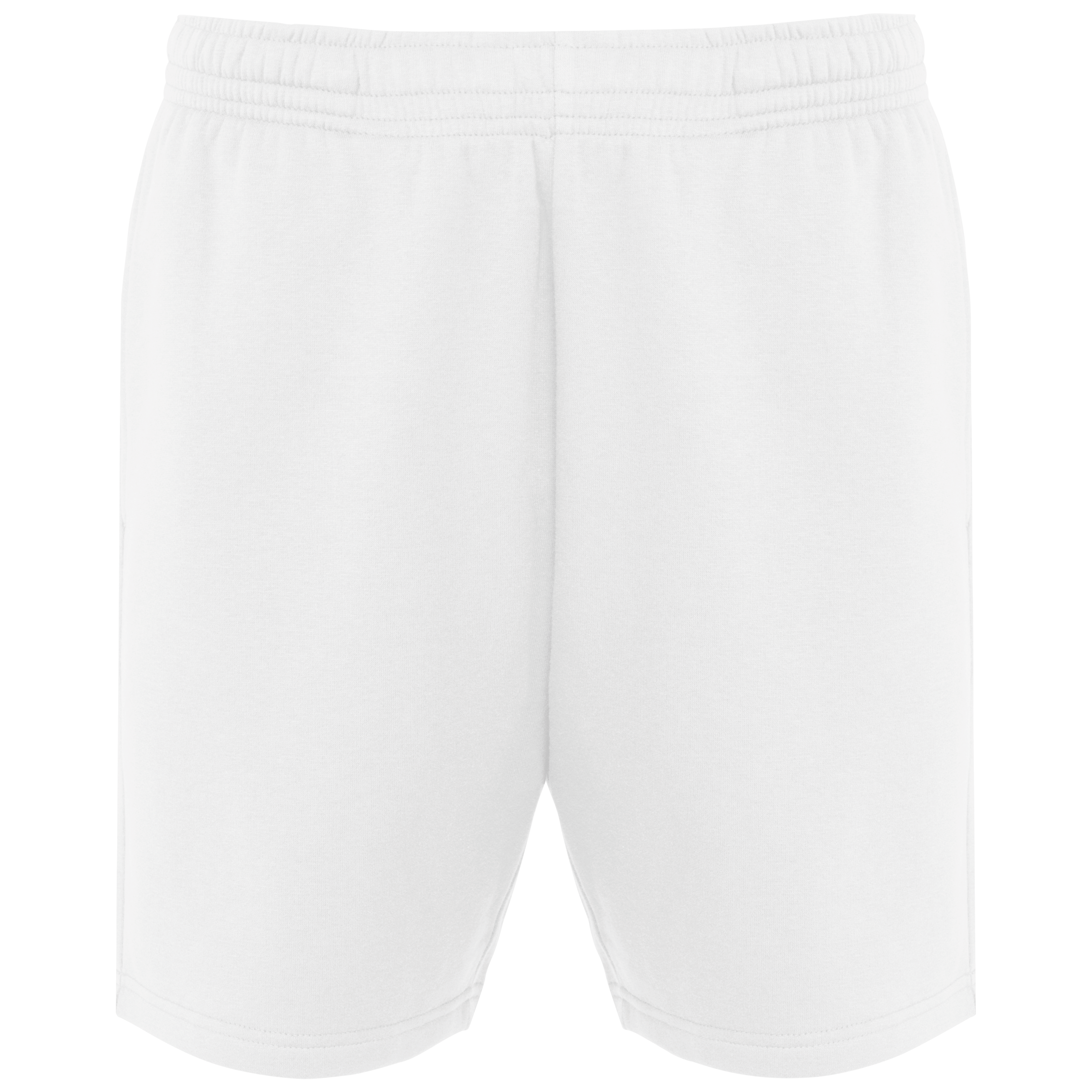Short molleton homme White - face