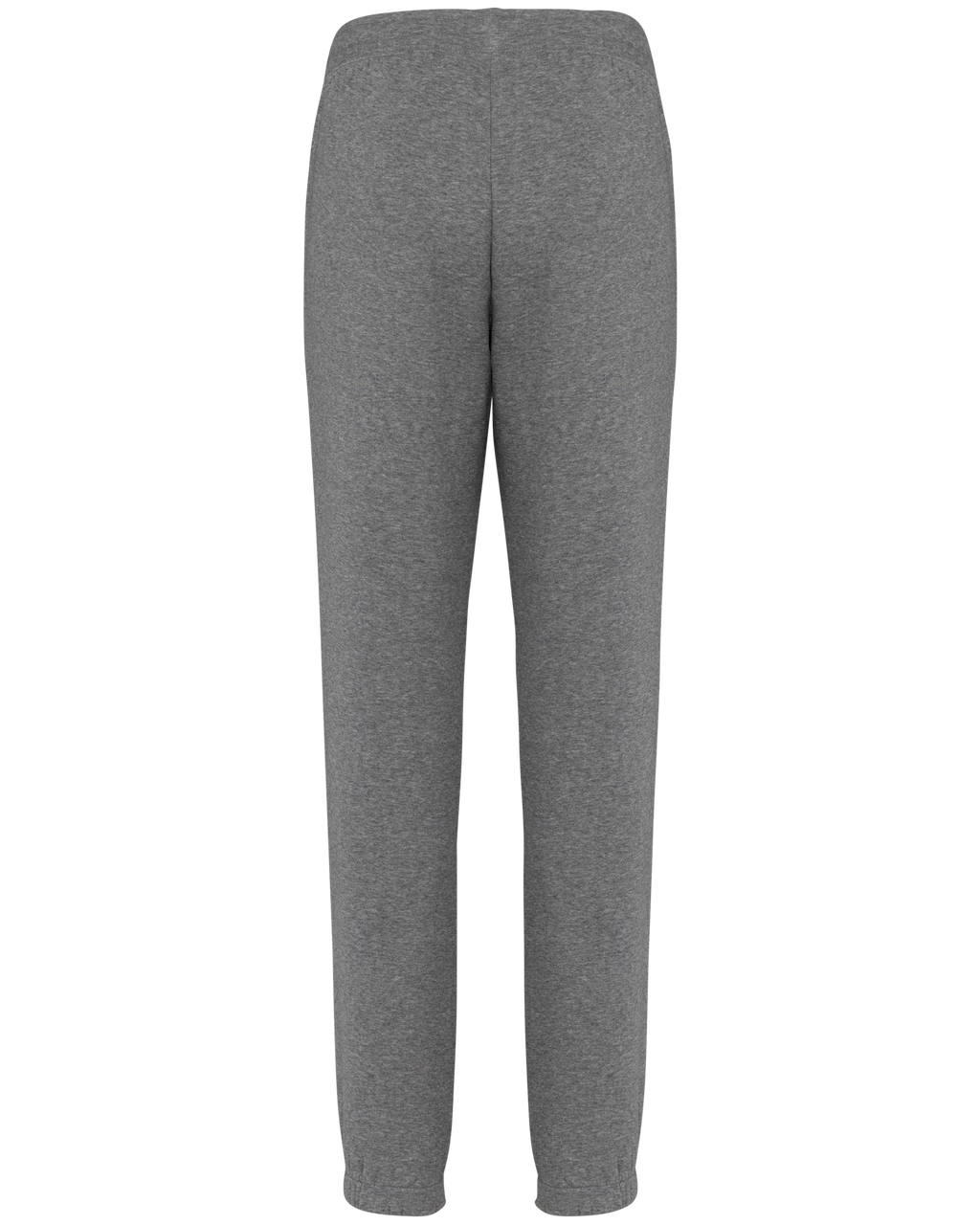 Jogging molleton bio femme gris chiné, vue de dos