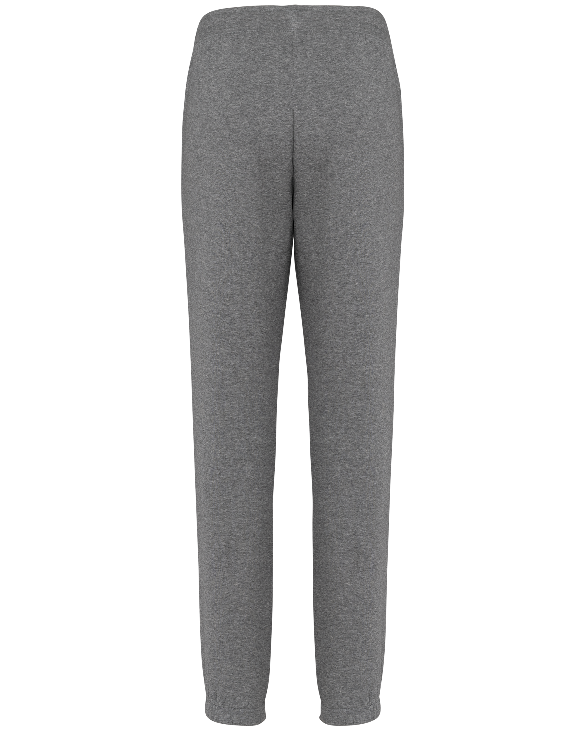 Jogging molleton bio femme gris chiné, vue de dos