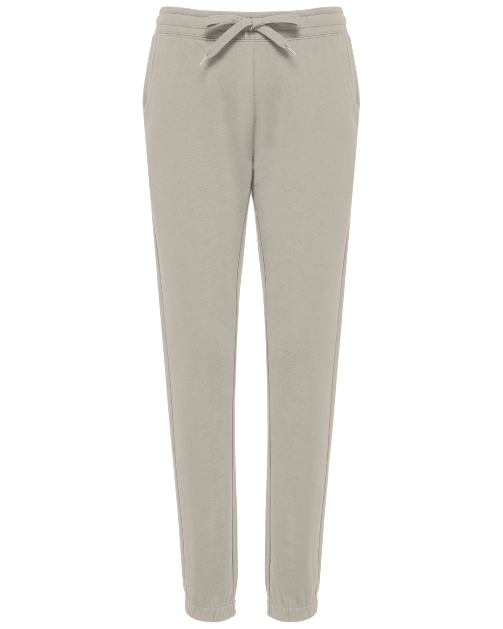 Jogging molleton bio femme clay, vue de face