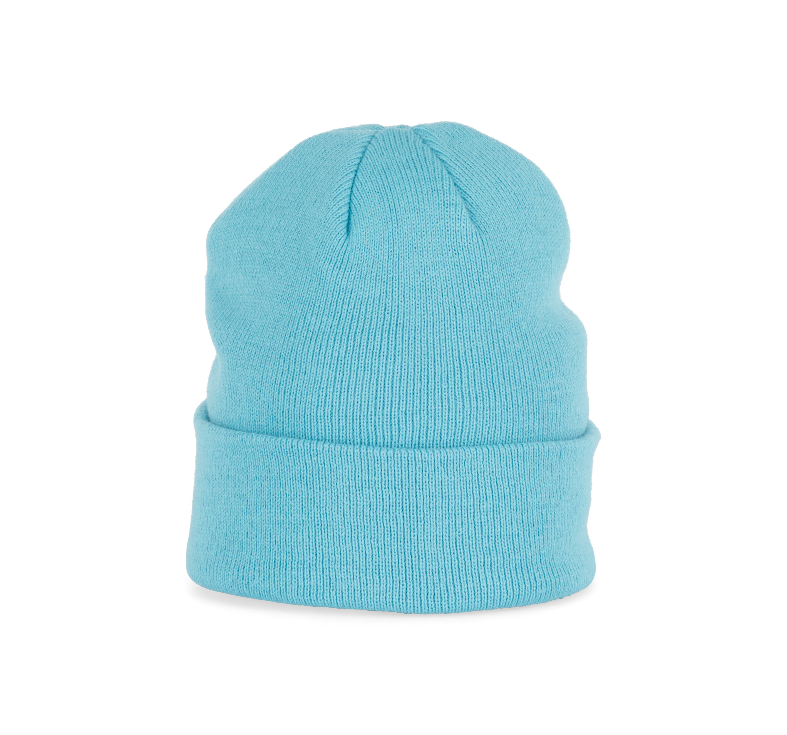 Bonnet tricoté lagon, vue de face