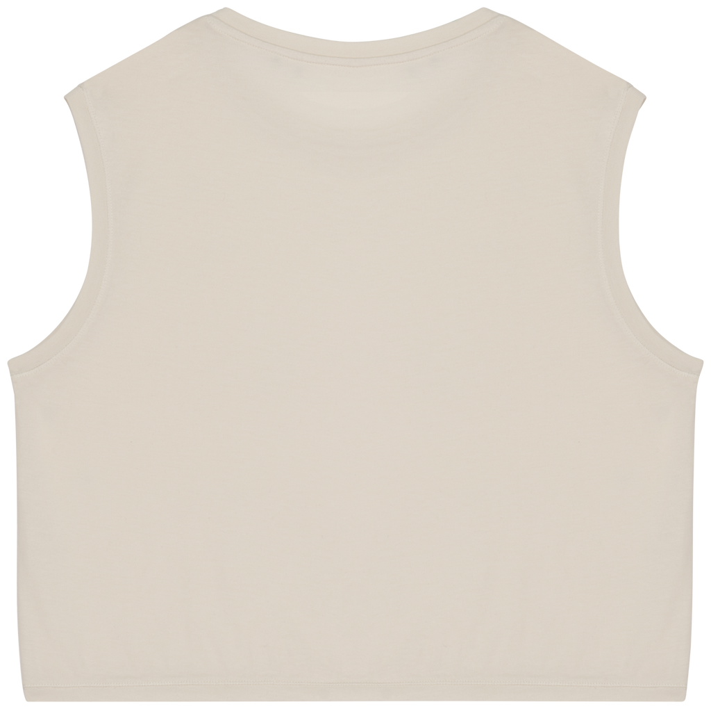 Débardeur crop femme Washed Ivory — dos