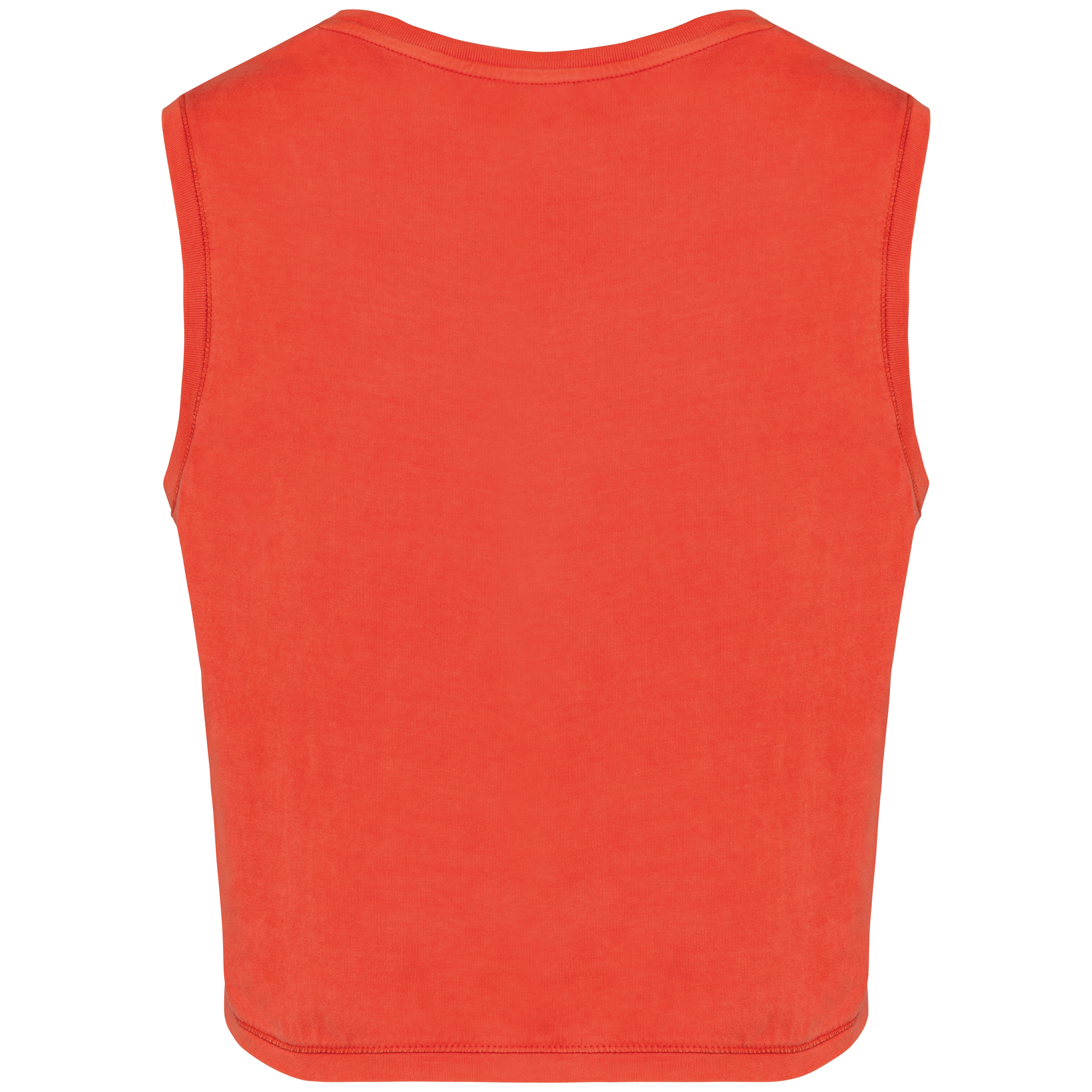 Débardeur crop femme Washed Paprika — dos