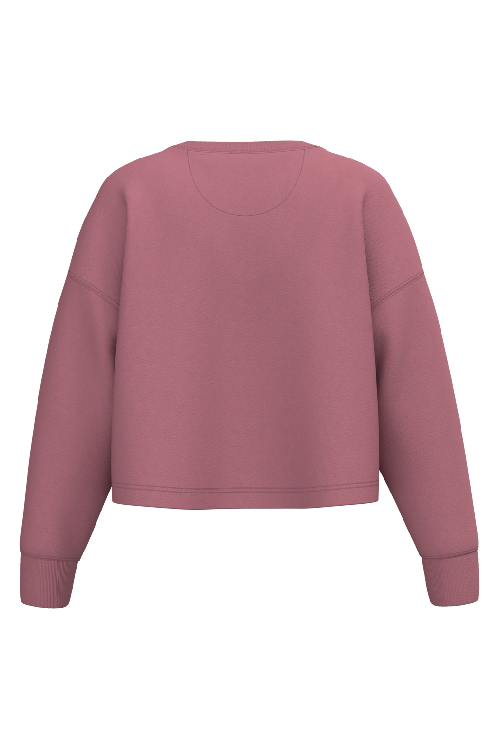 Sweatshirt crop femme Antique Rose — dos