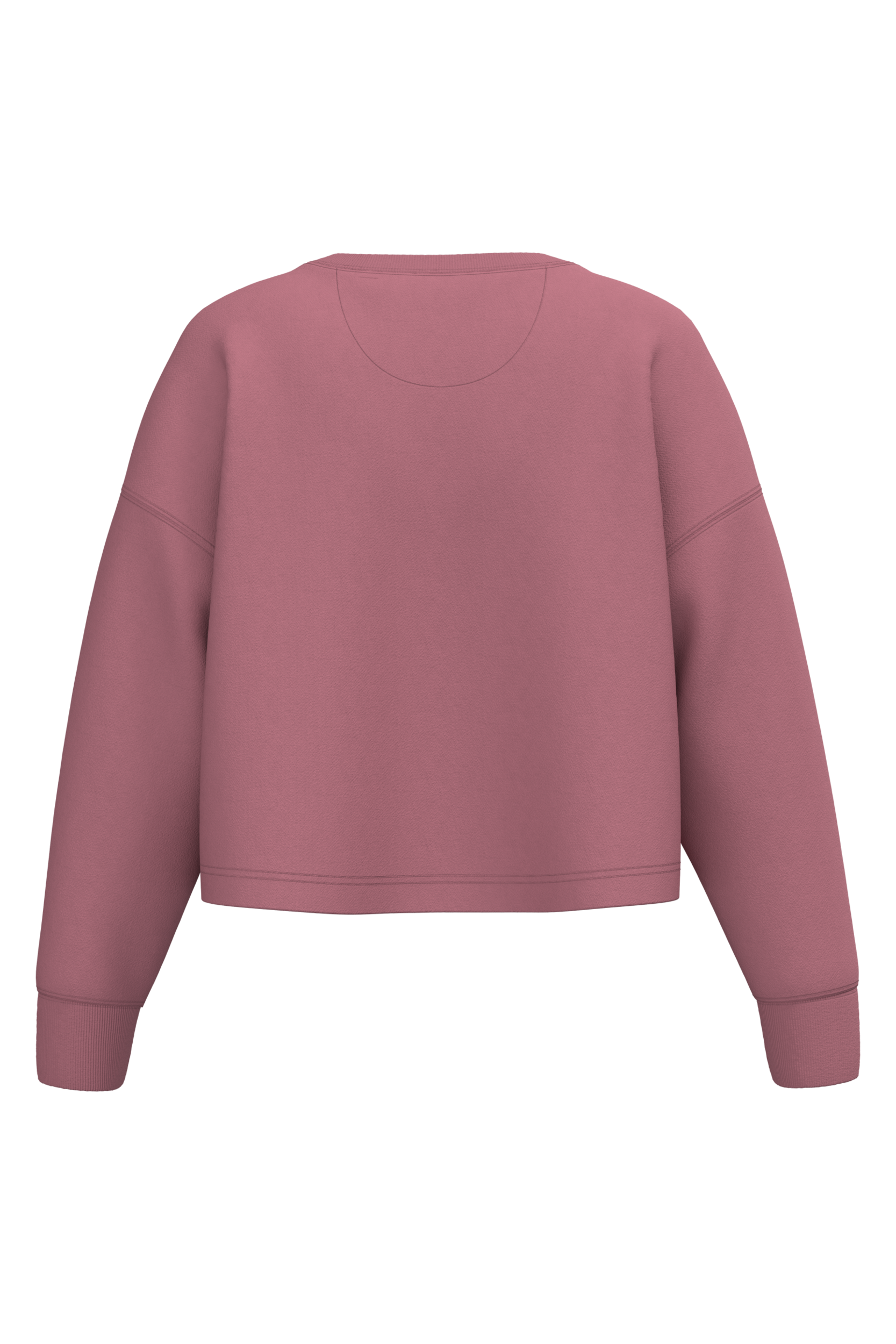 Sweatshirt crop femme Antique Rose — dos