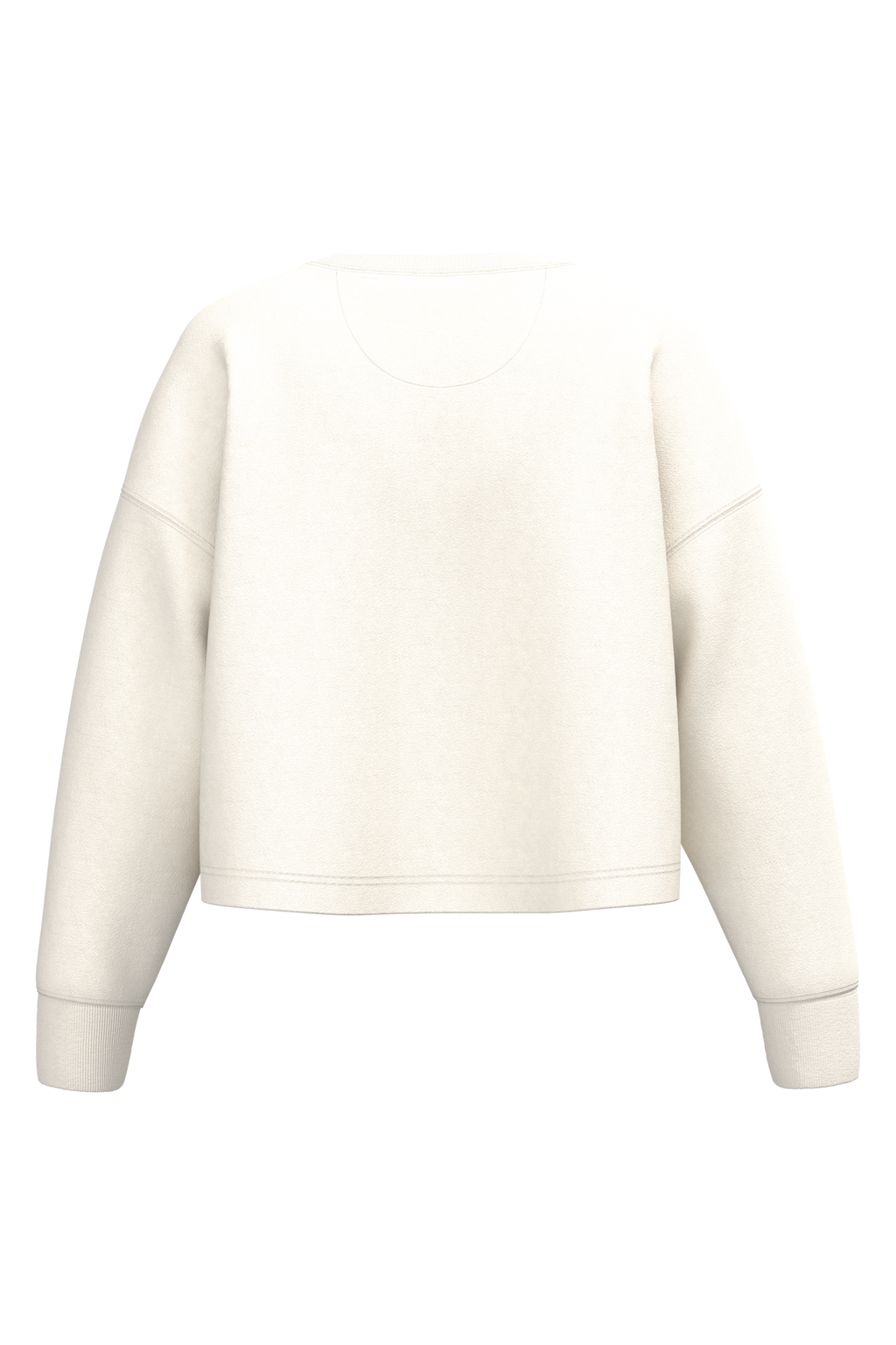 Sweatshirt crop femme Coconut Milk — dos