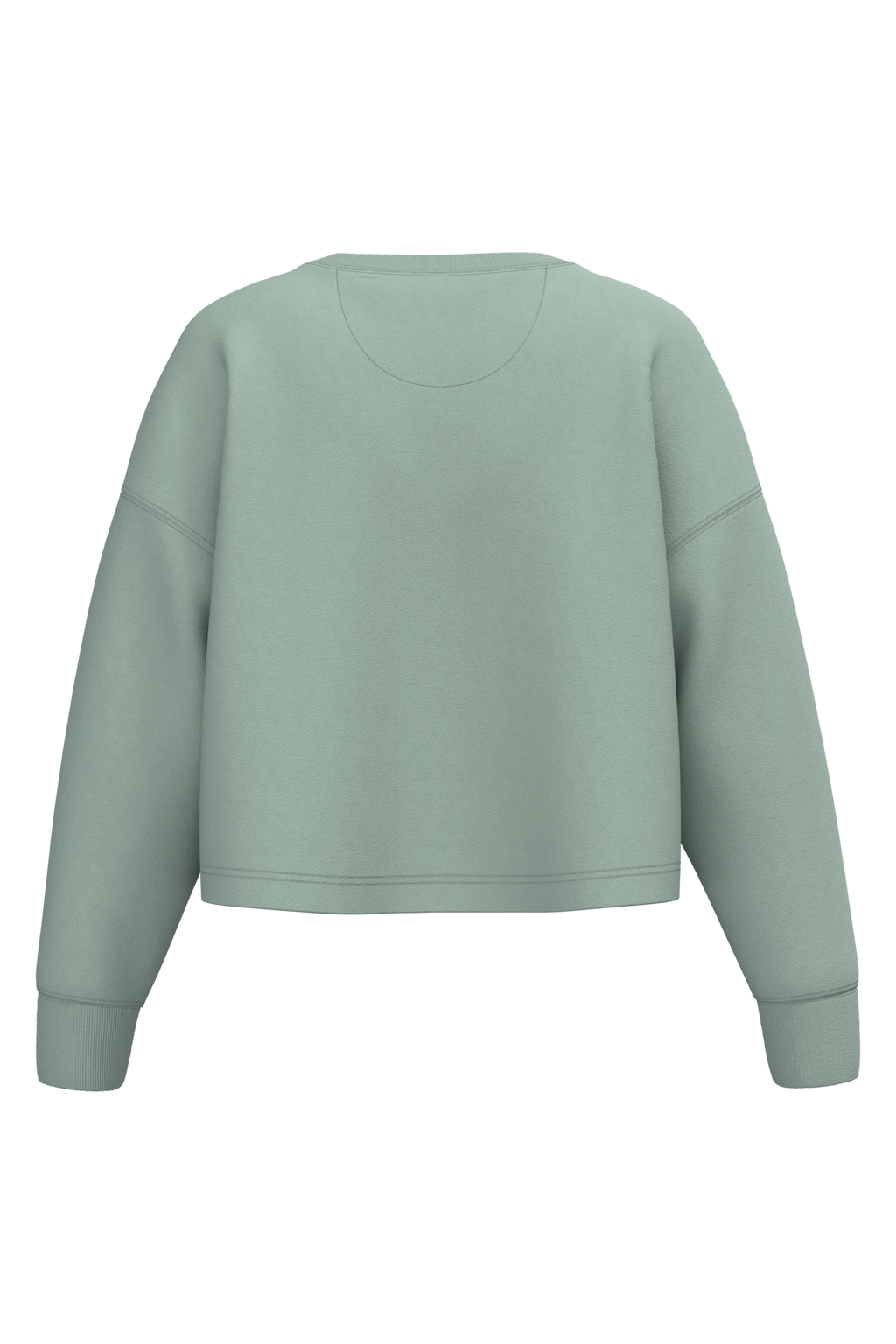 Sweatshirt crop femme Sage — dos