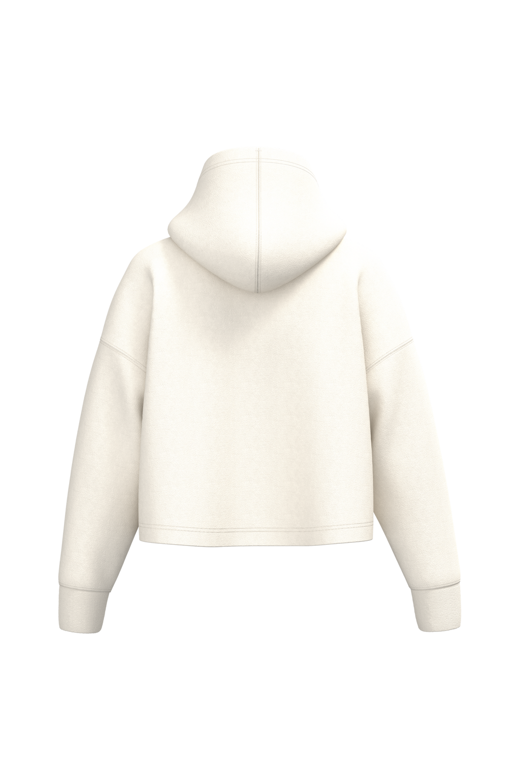 Hoodie crop femme Coconut Milk, dos