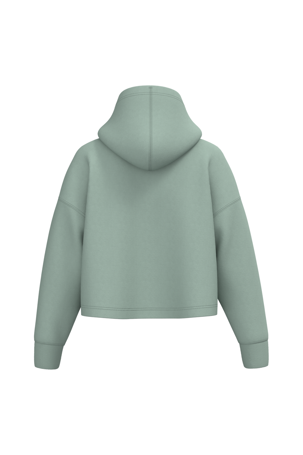 Hoodie crop femme Sage, dos