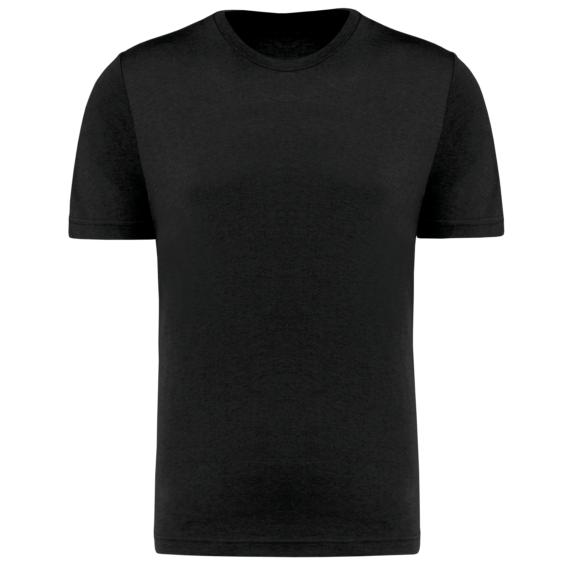 T-shirt triblend homme Black — face