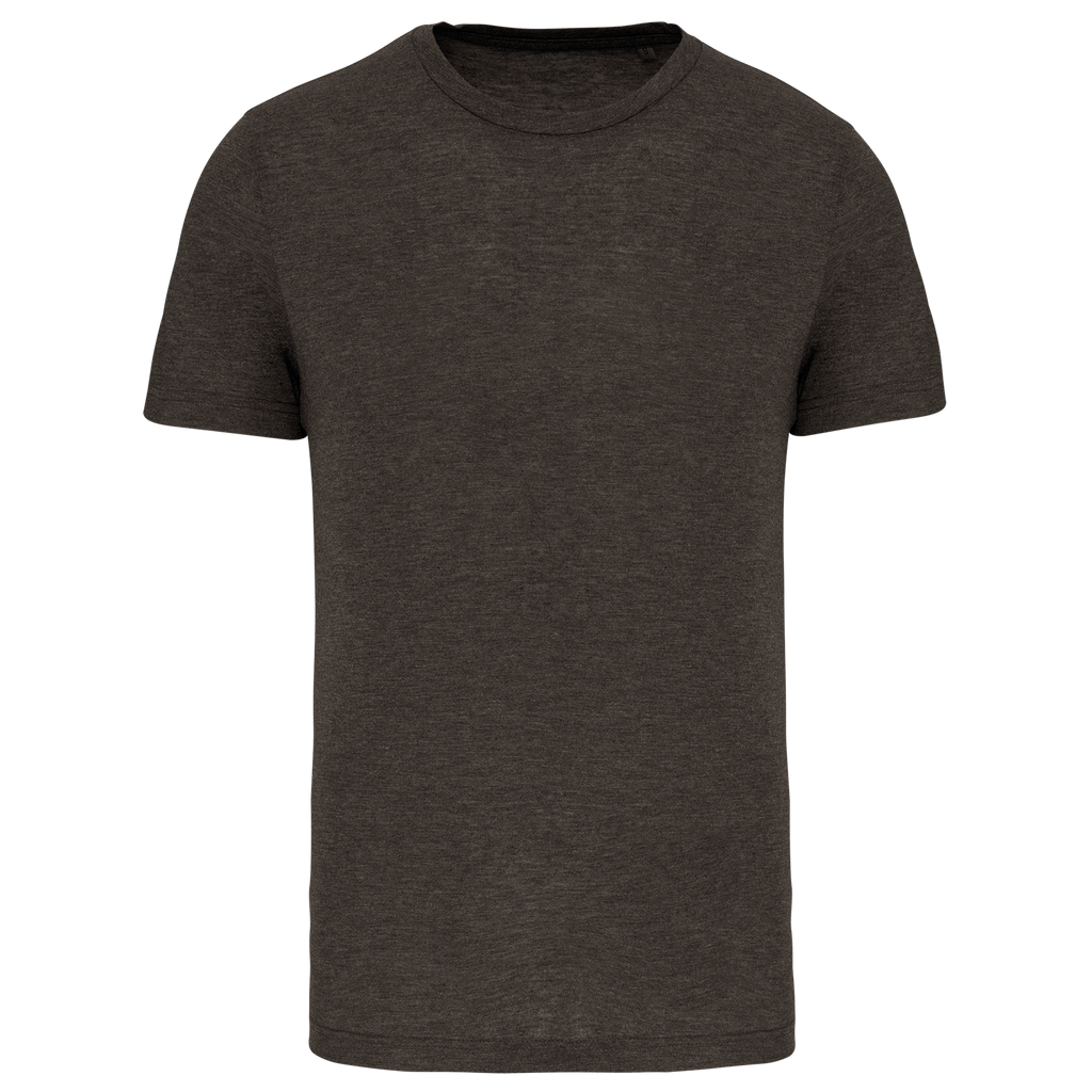 T-shirt triblend homme Dark Khaki Heather — face