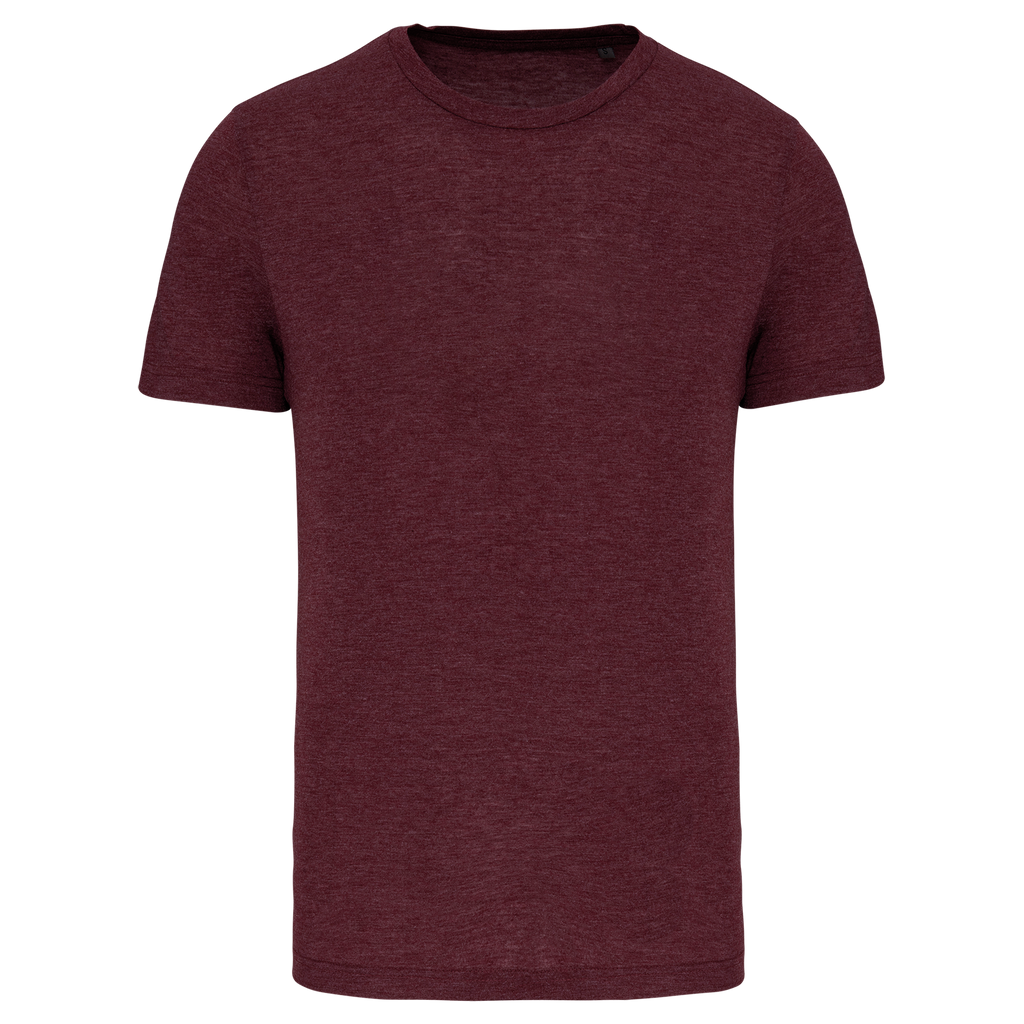 T-shirt triblend homme Wine Heather — face
