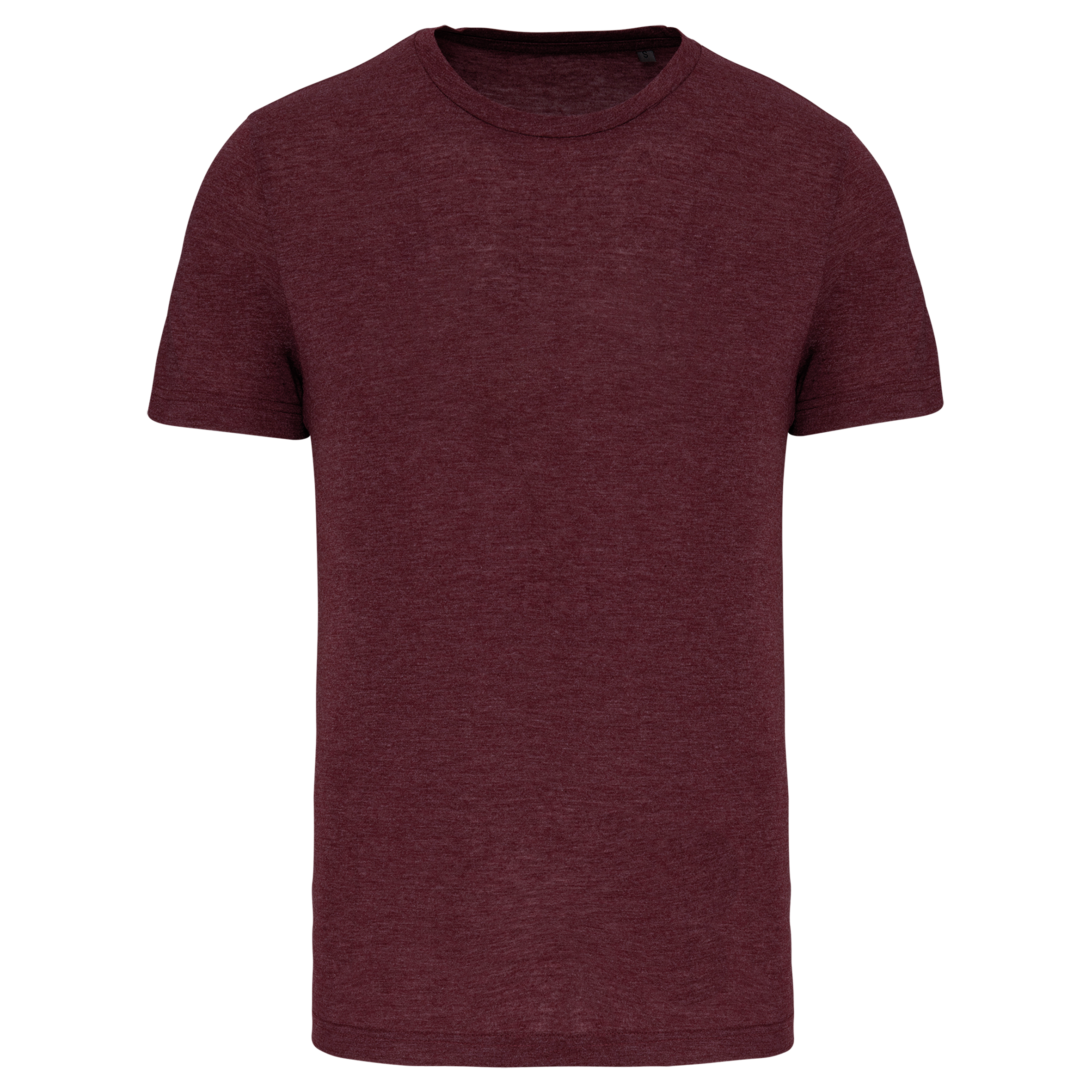 T-shirt triblend homme Wine Heather — face