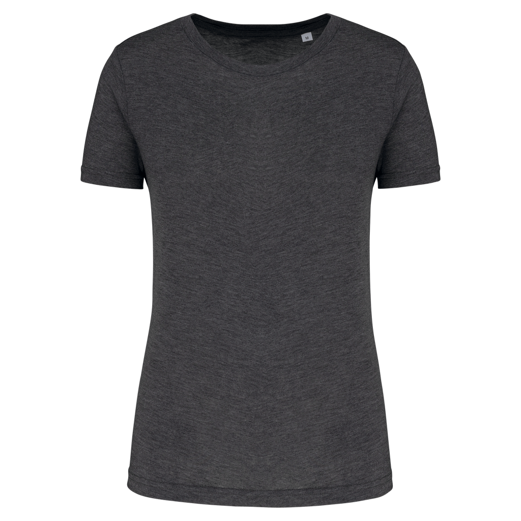 T-shirt triblend femme Dark Grey Heather — face