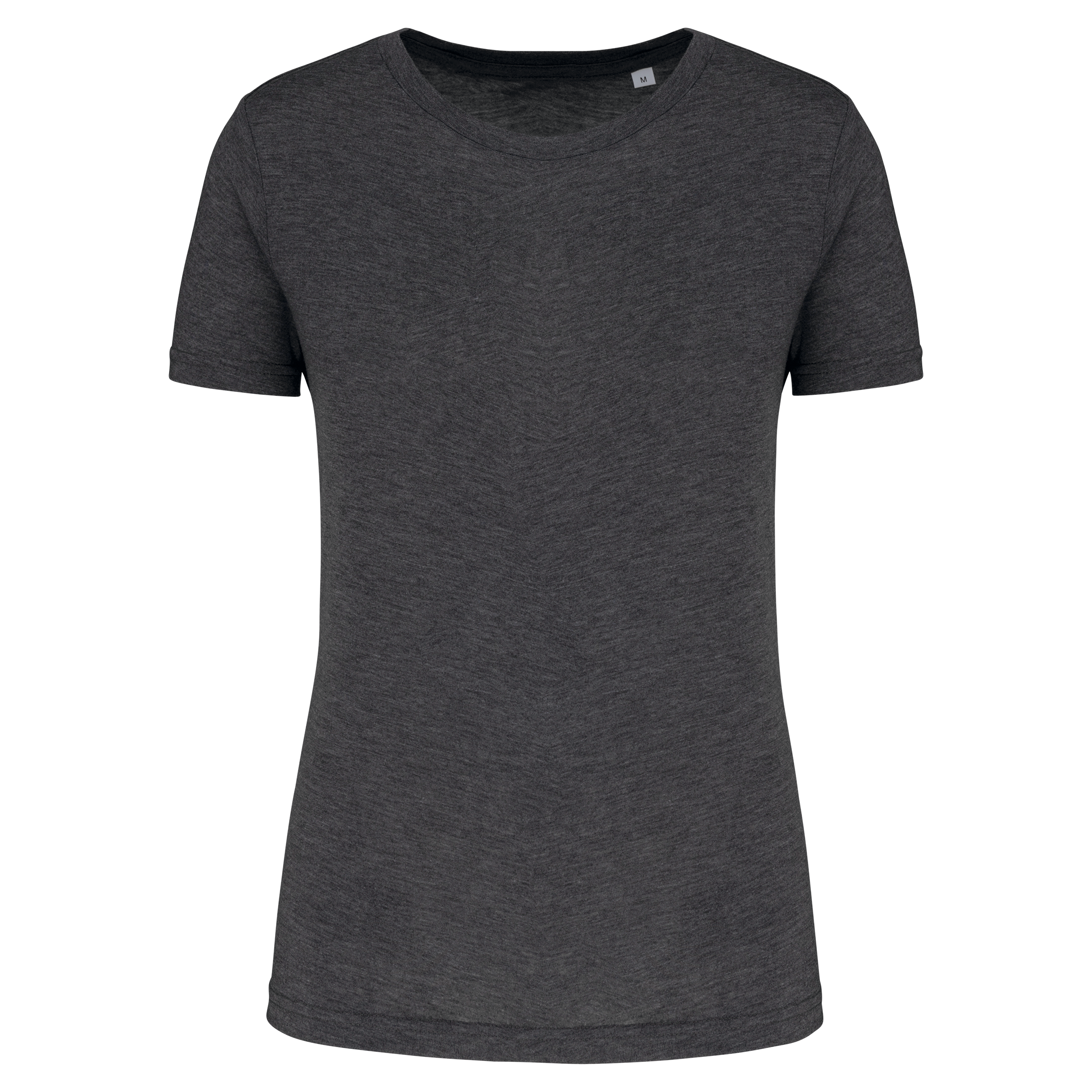 T-shirt triblend femme Dark Grey Heather — face
