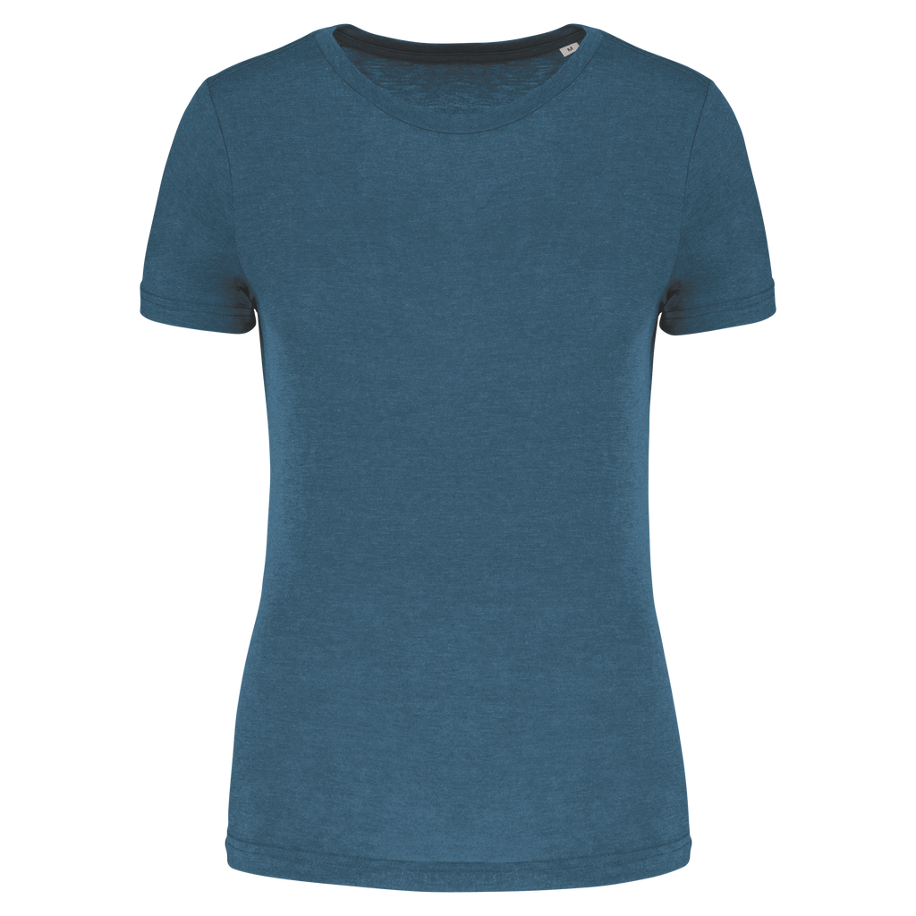 T-shirt triblend femme Duck Blue Heather — face