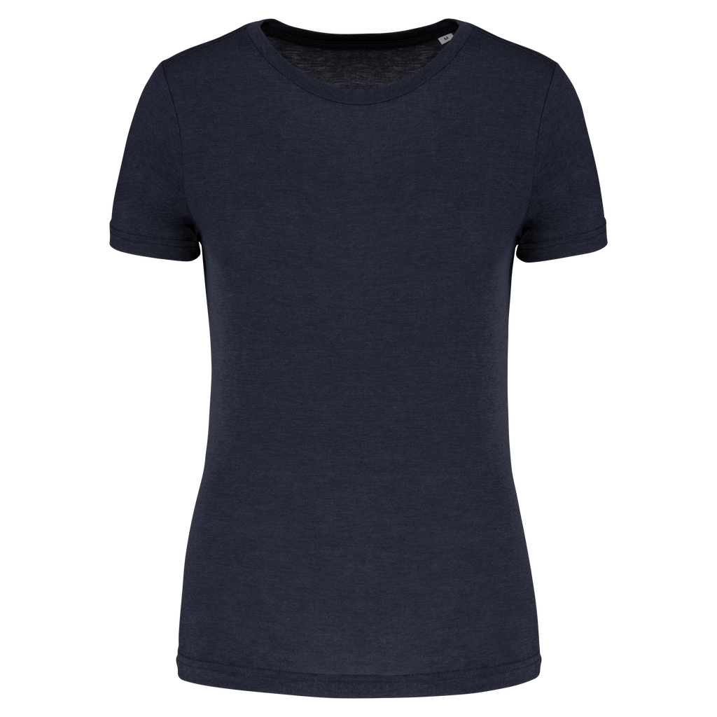 T-shirt triblend femme French Navy Heather — face