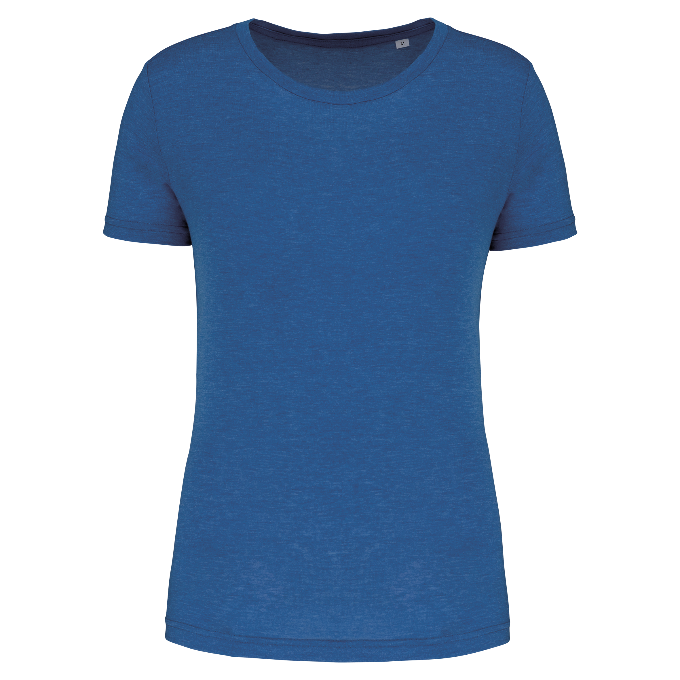 T-shirt triblend femme Sporty Royal Blue Heather — face