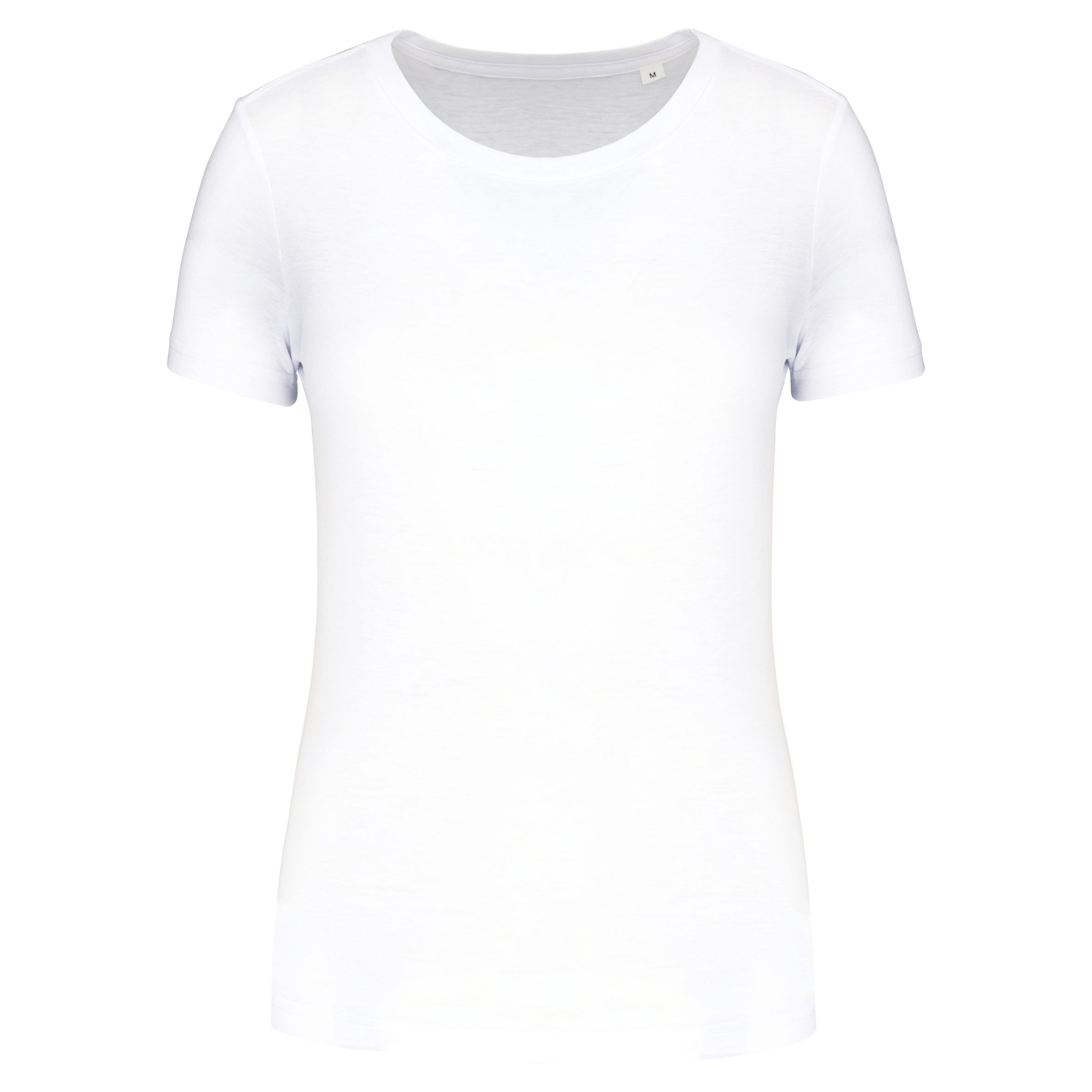 T-shirt triblend femme White — face