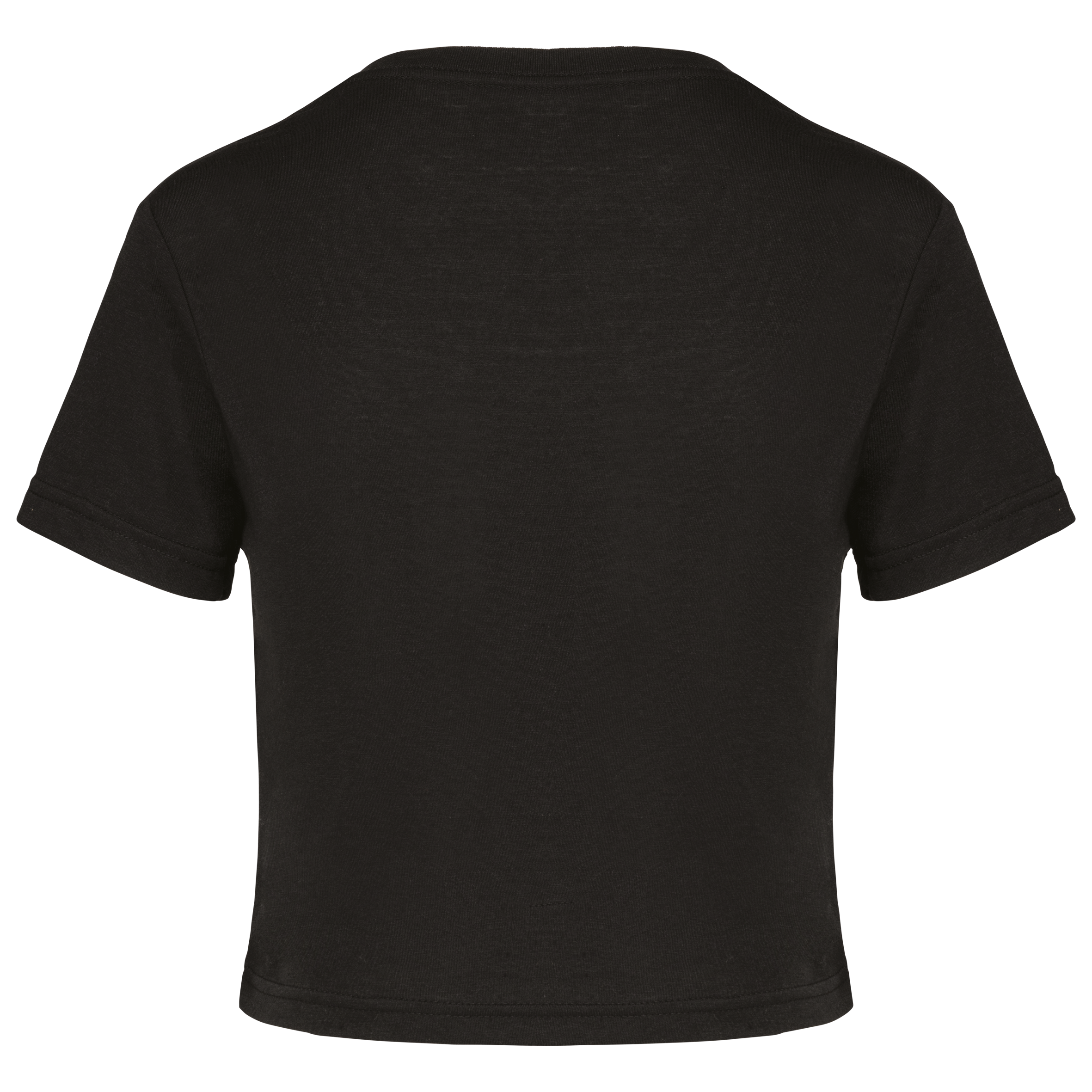 Crop top triblend femme Black, dos