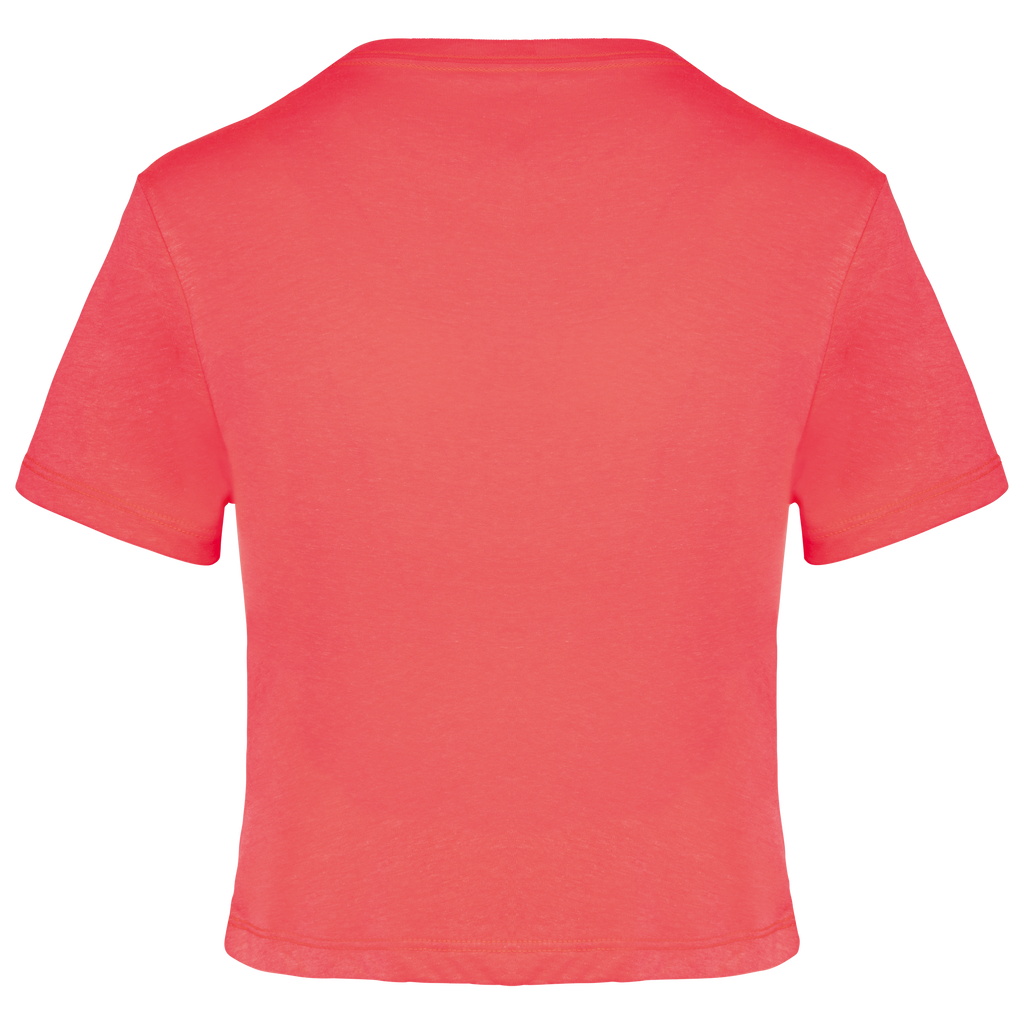 Crop top triblend femme Coral, dos