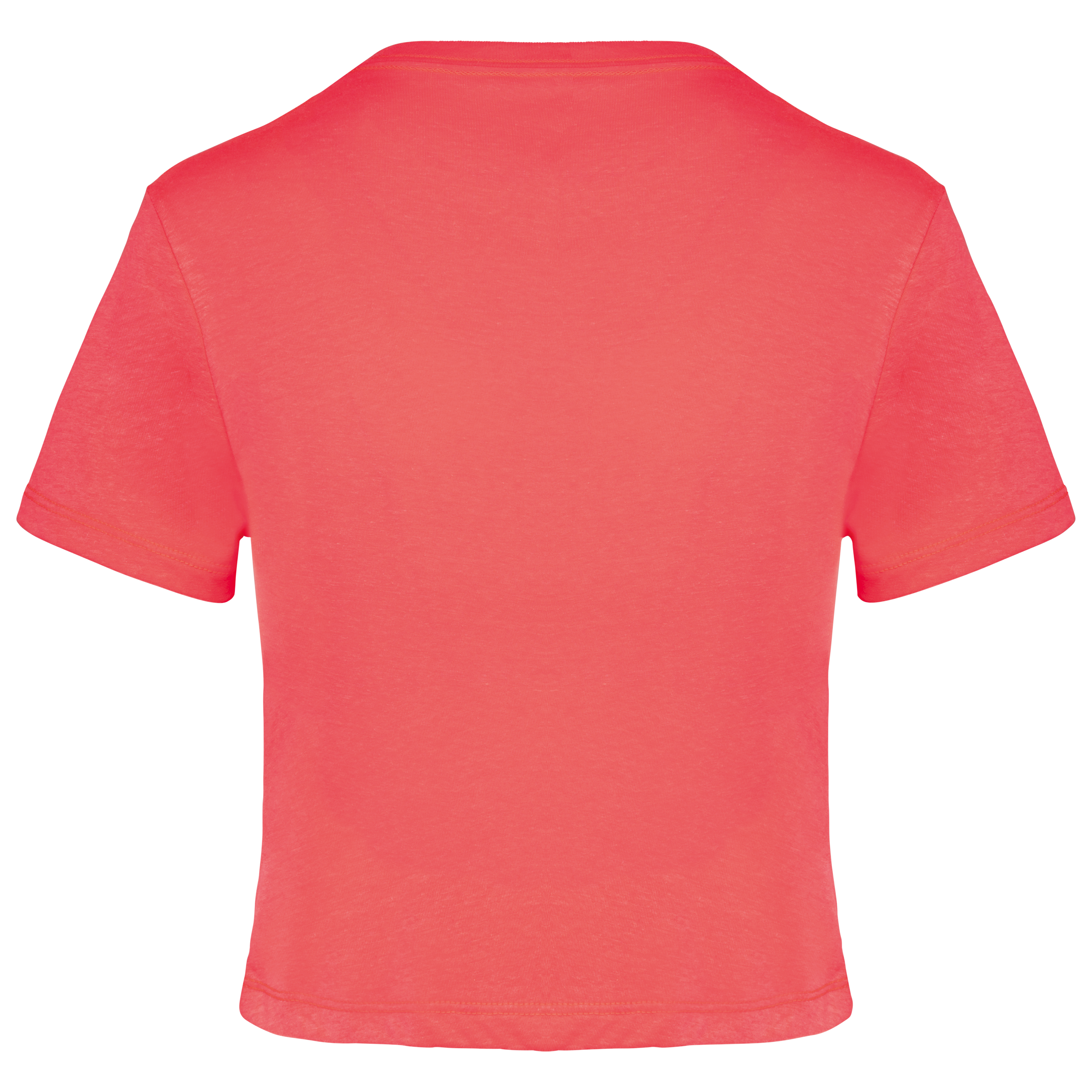 Crop top triblend femme Coral, dos