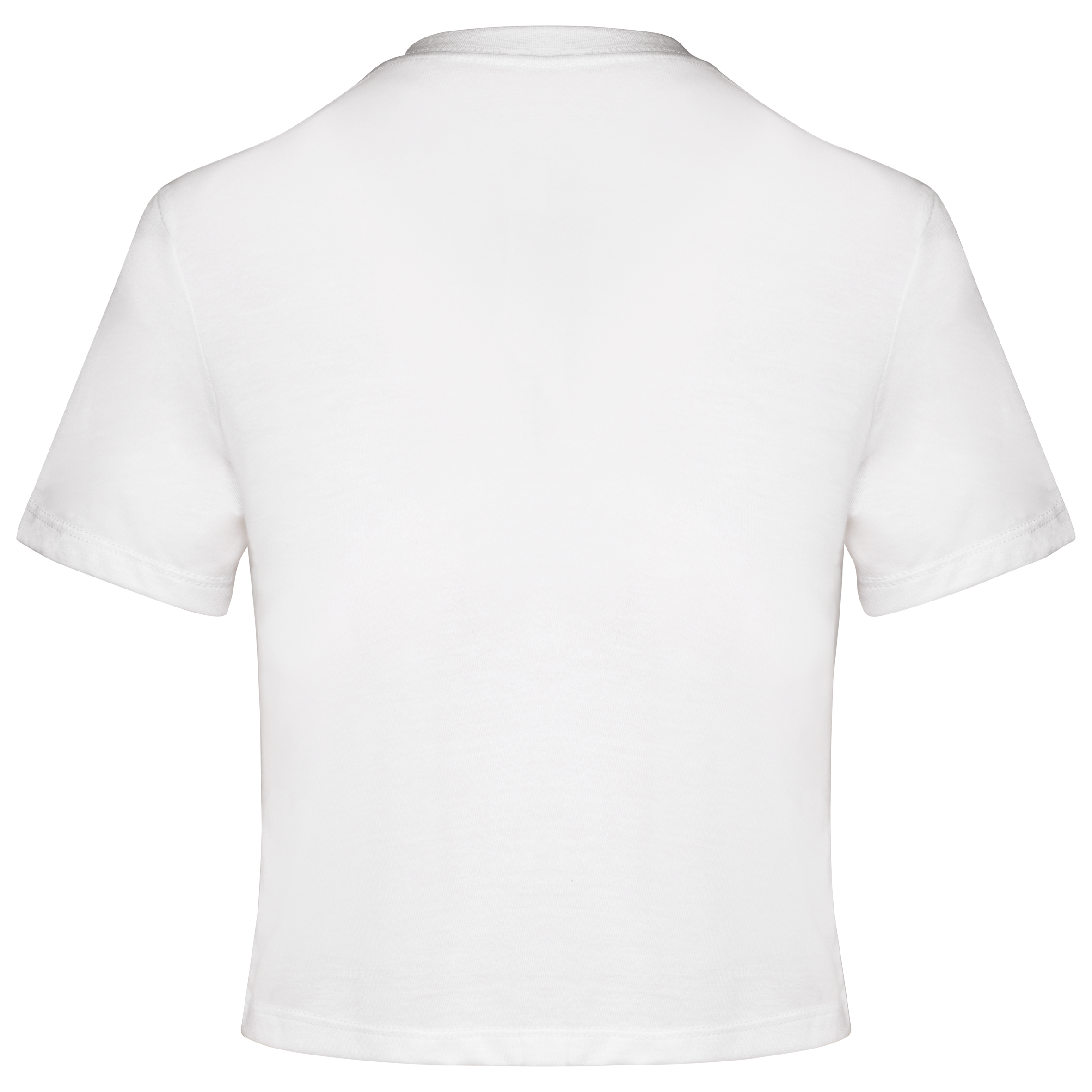 Crop top triblend femme White, dos